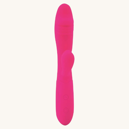 GOODIES CANDY VIBRADOR CON CONEJITO PUNTO G USB SILICONA FUCSHIA