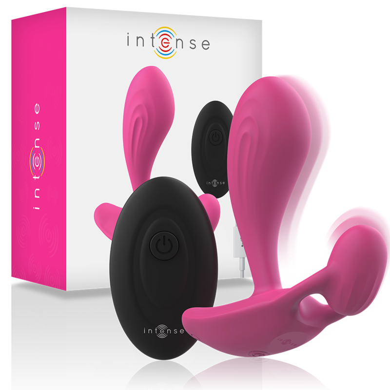 INTENSE - SHELLY DUO ANAL-PERINEO, VAGINAL-CLITORIS REMOTO ROSA