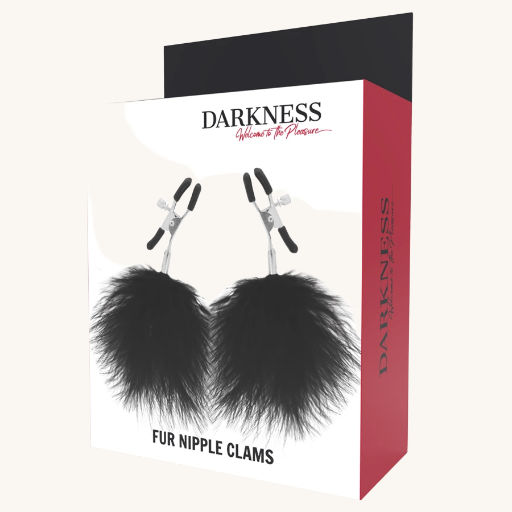 DARKNESS - PINZAS PARA PEZONES CON POMPONES 2