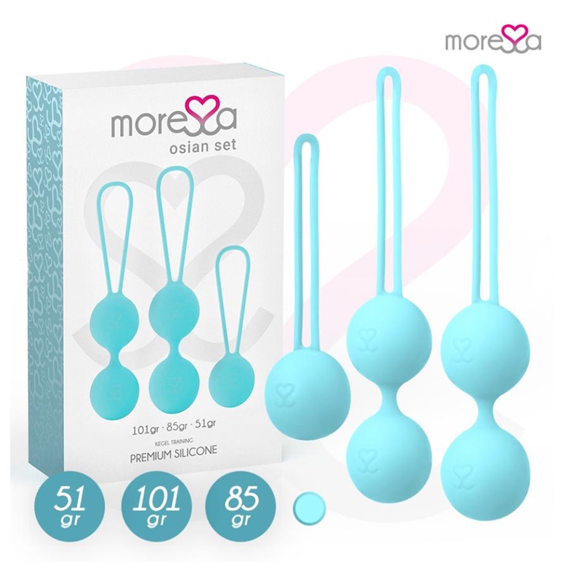 MORESSA - OSIAN SET PREMIUM SILICONA (OSIAN ONE - 51 G | OSIAN TWO - 101 G | OSIAN THREE 85 G)