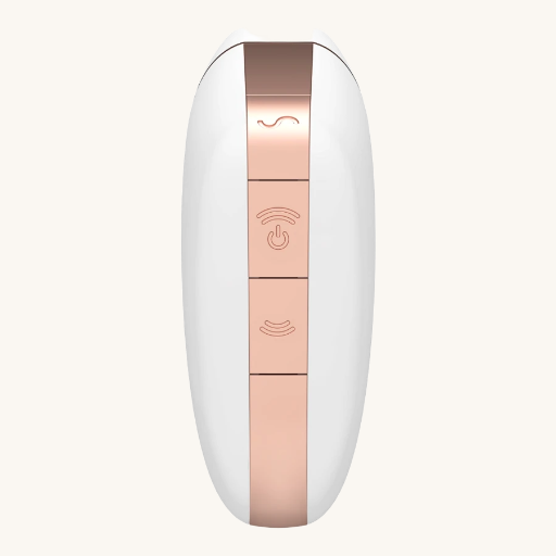 SATISFYER - LOVE TRIANGLE ESTIMULADOR Y VIBRADOR BLANCO