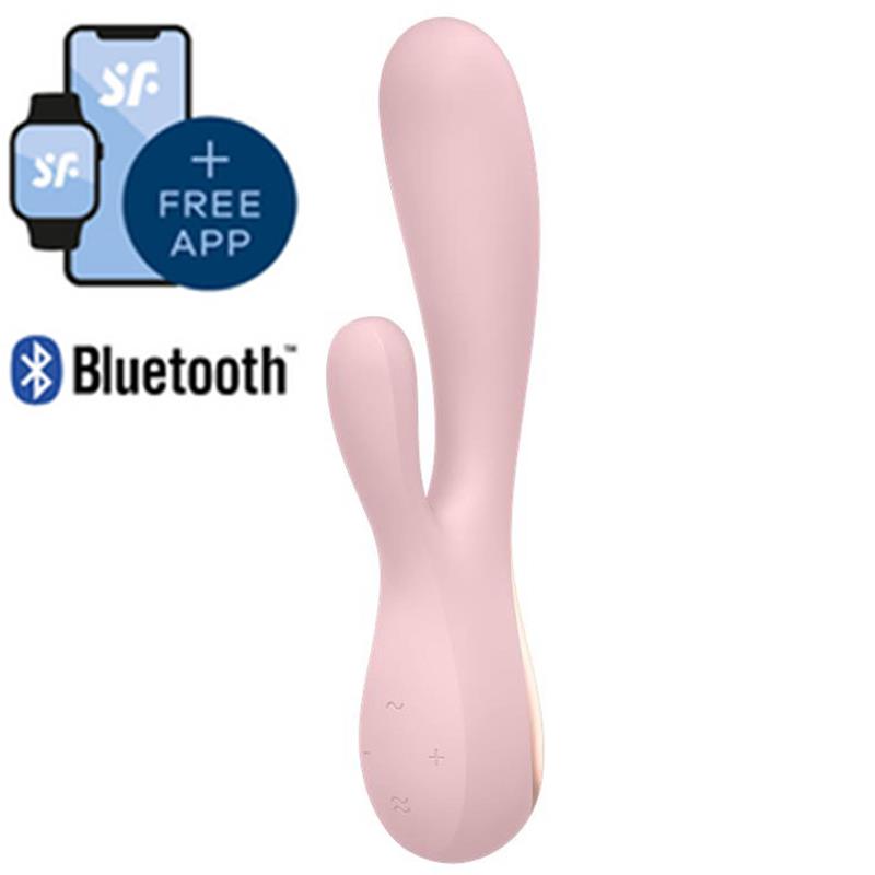 SATISFYER MONO FLEX VIBRADOR CON APP MAUVE