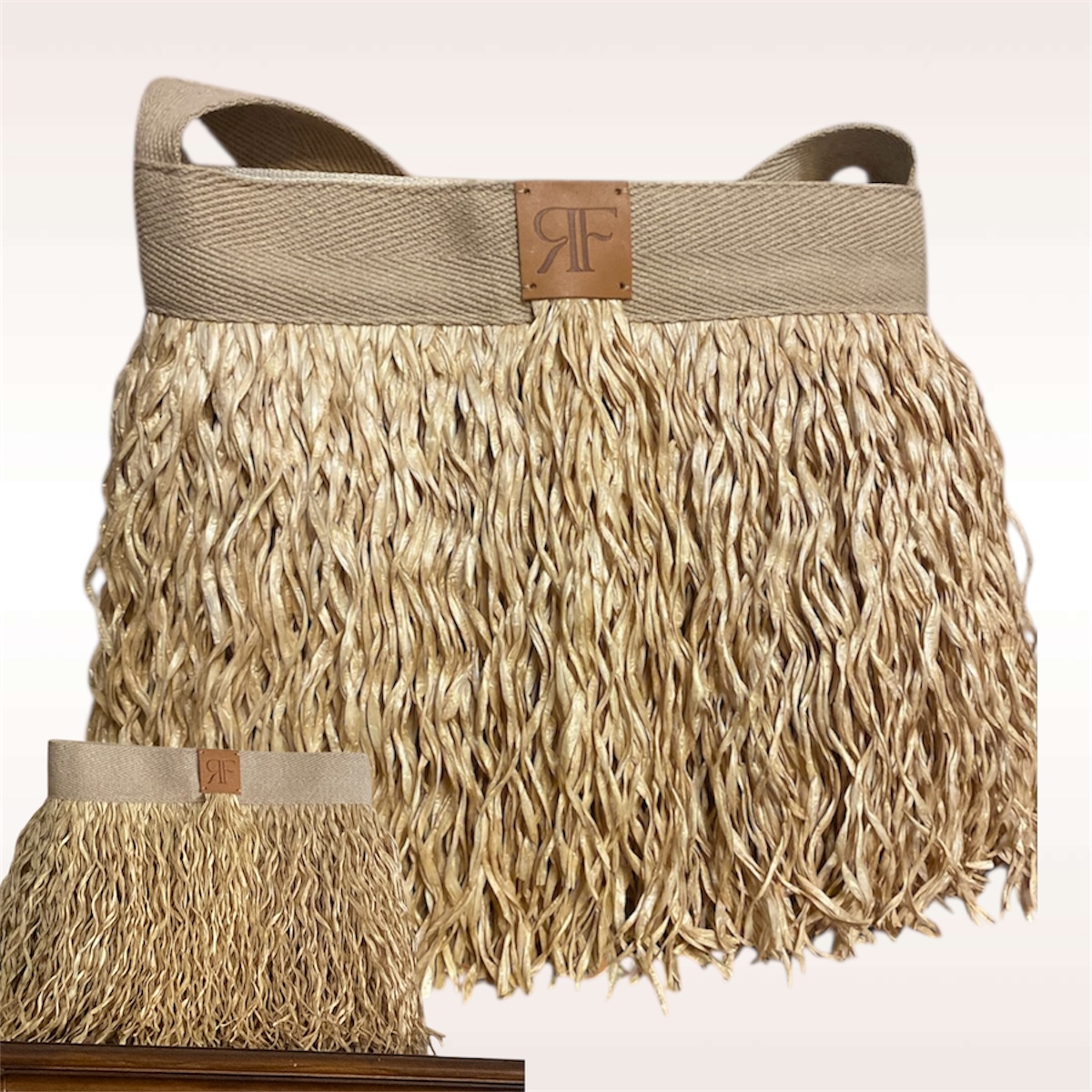 Bolso de rafia artesanal