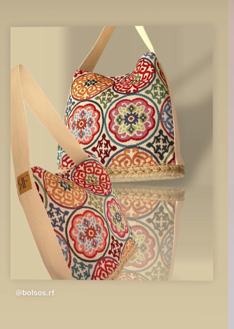 Bolso cretona mandala