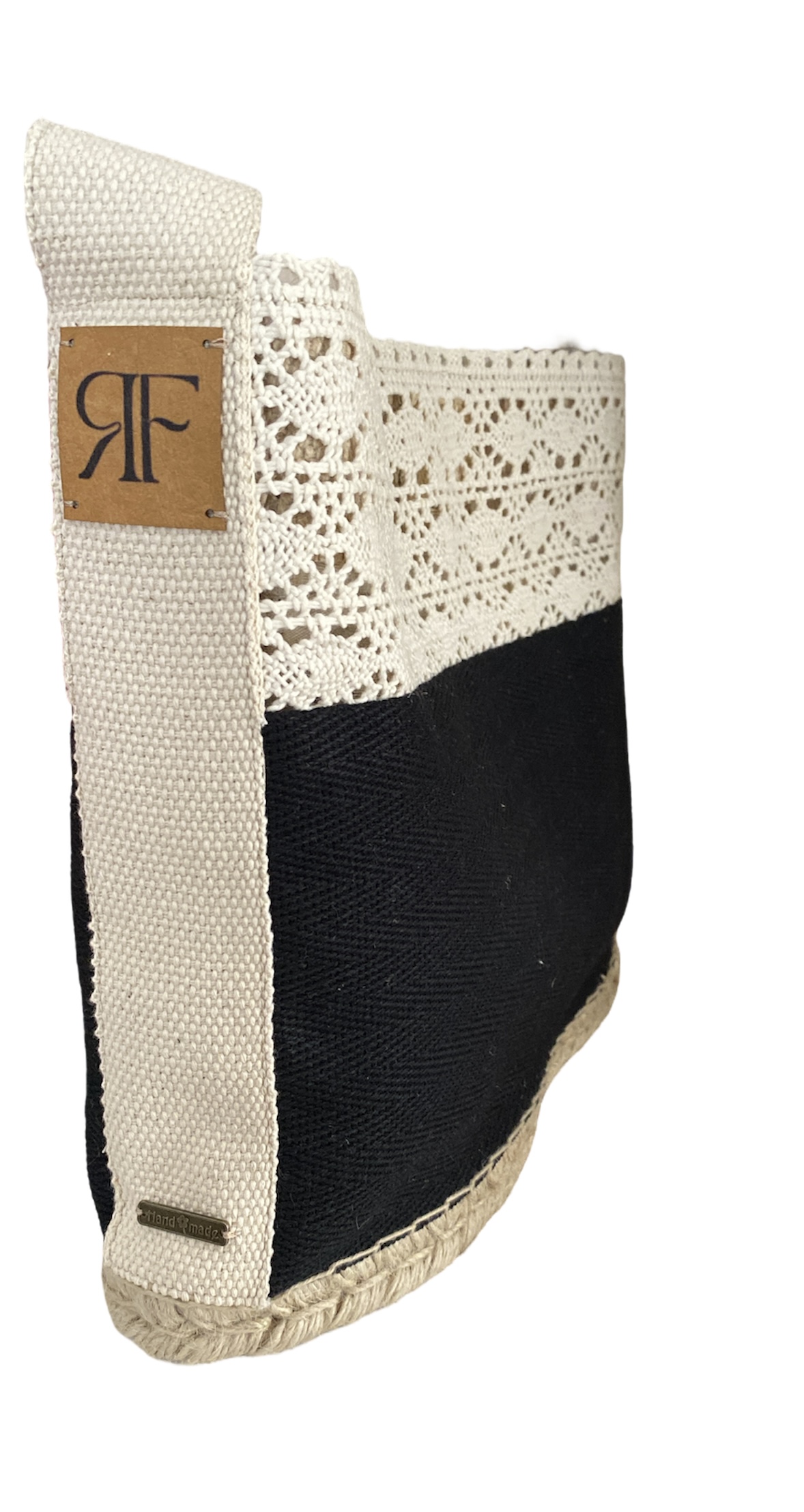 Bolso RF de tela y encaje