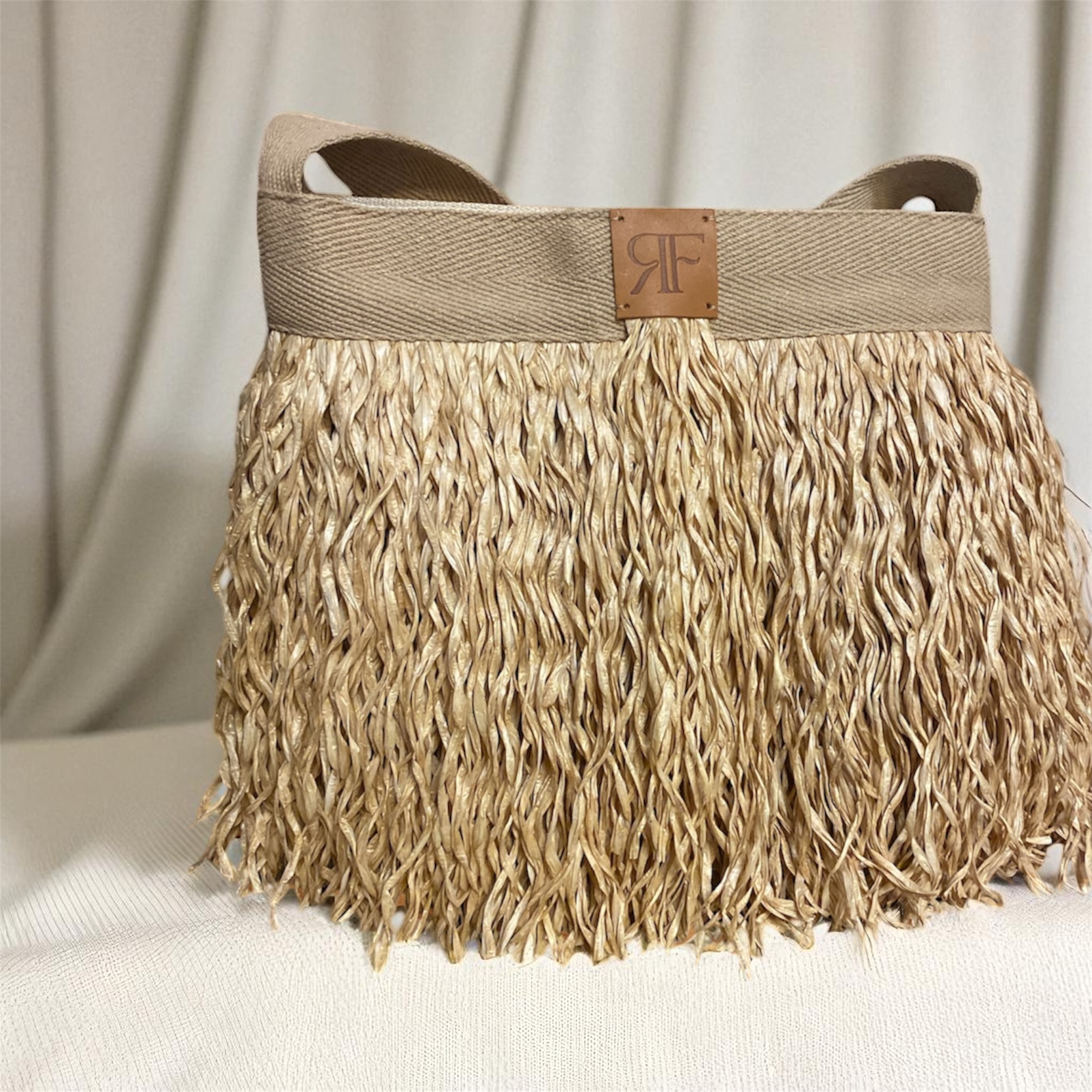Bolso de rafia artesanal