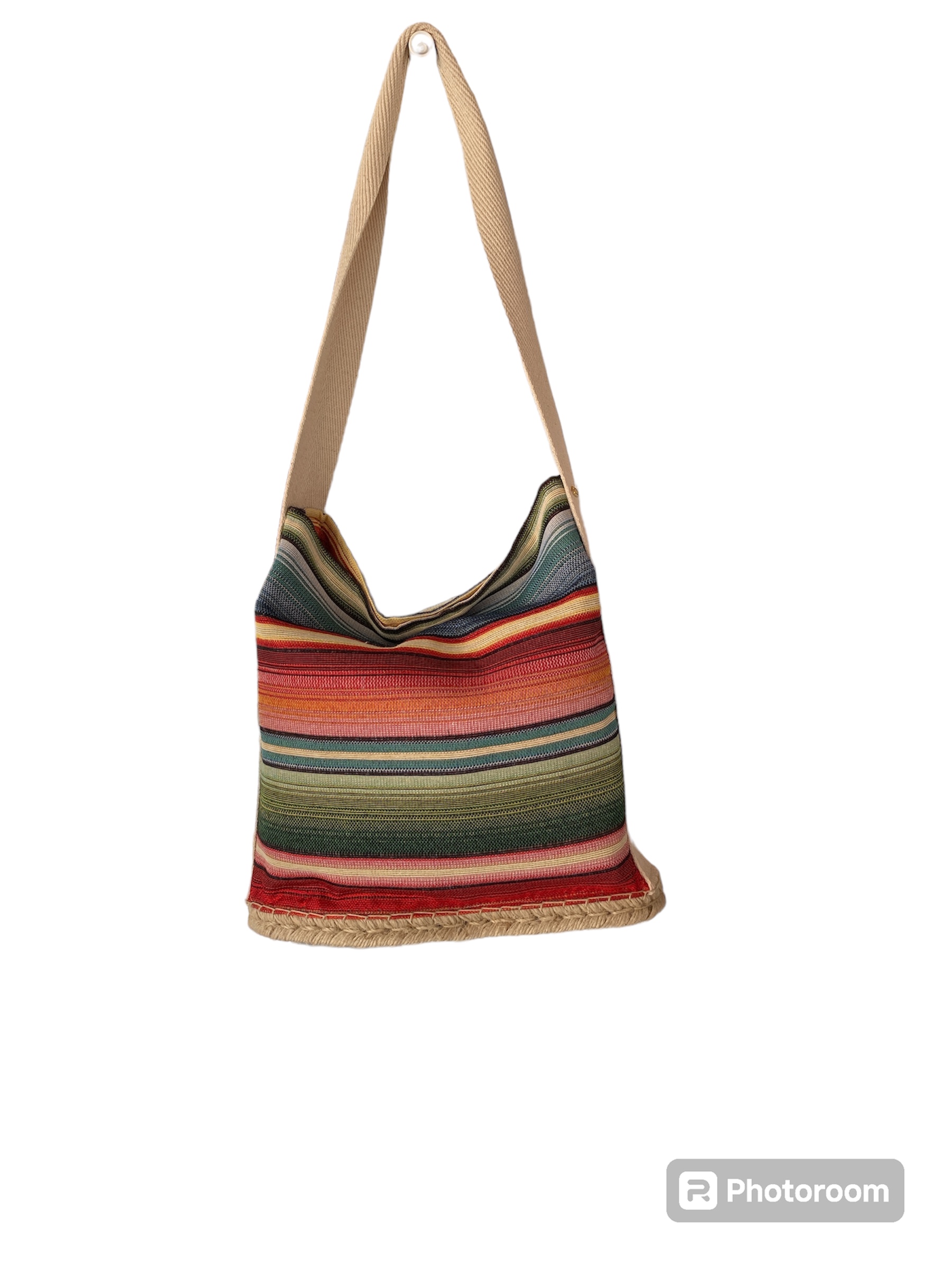 Bolso de tela artesanal