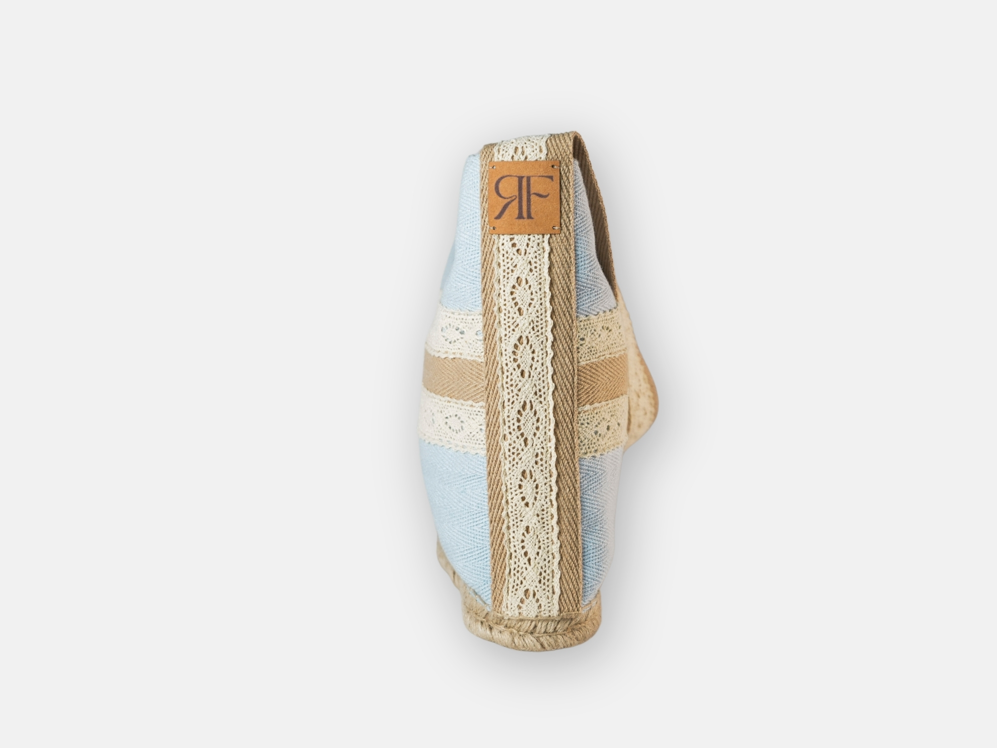 Bolso lona puntilla