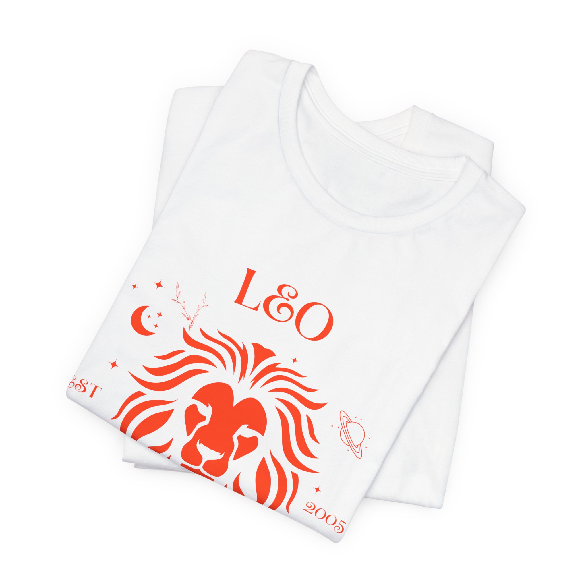 Leo Unisex T-Shirt – Golden Aura | Cosmic Veil Collection | Premium Zodiac Tee