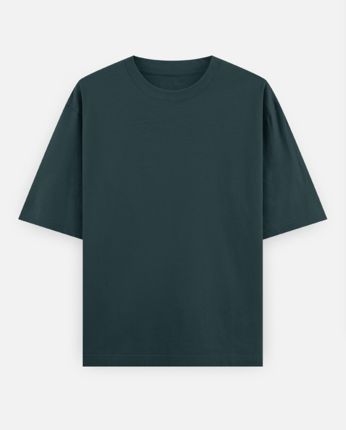 Oversized Unisex Cotton T-Shirts – Pack of 3 (Petrol Blue, Maroon, Brown)