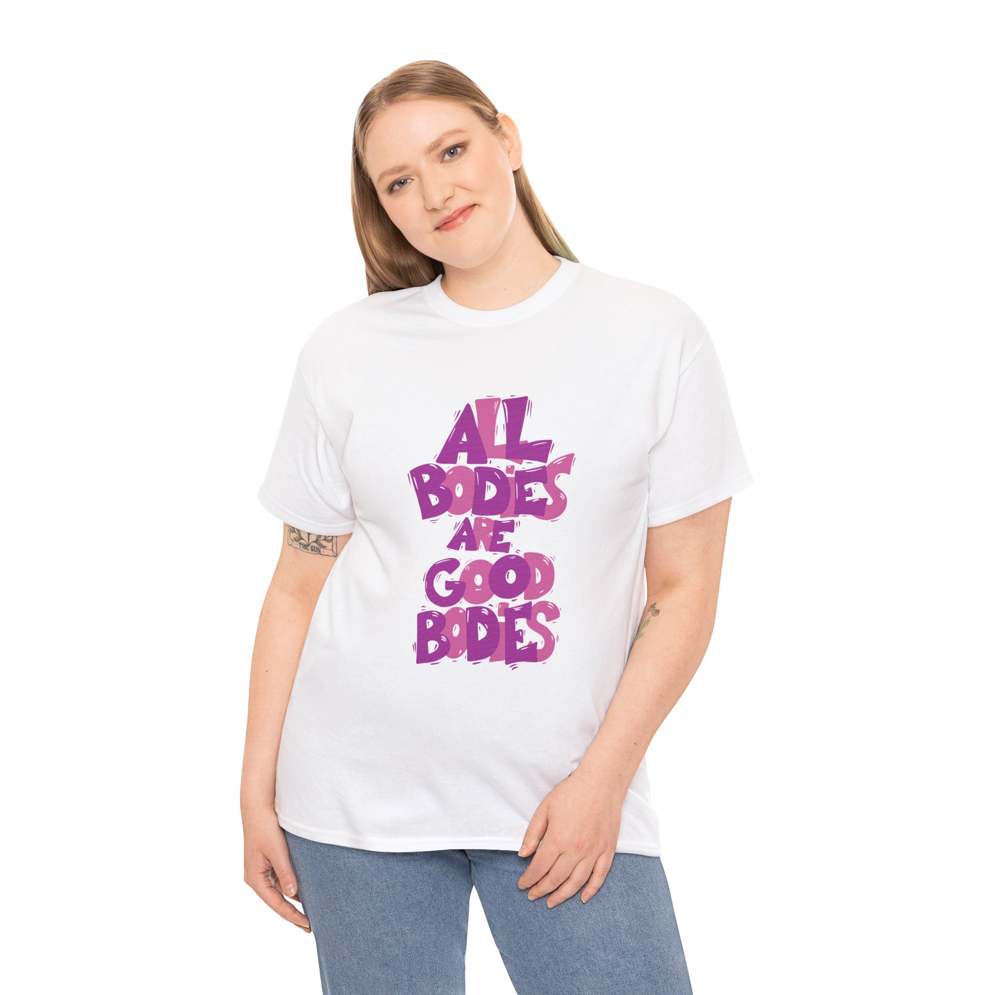 Sensory-Friendly Body Positivity Unisex T-Shirt – Premium Cotton Stretch Fit