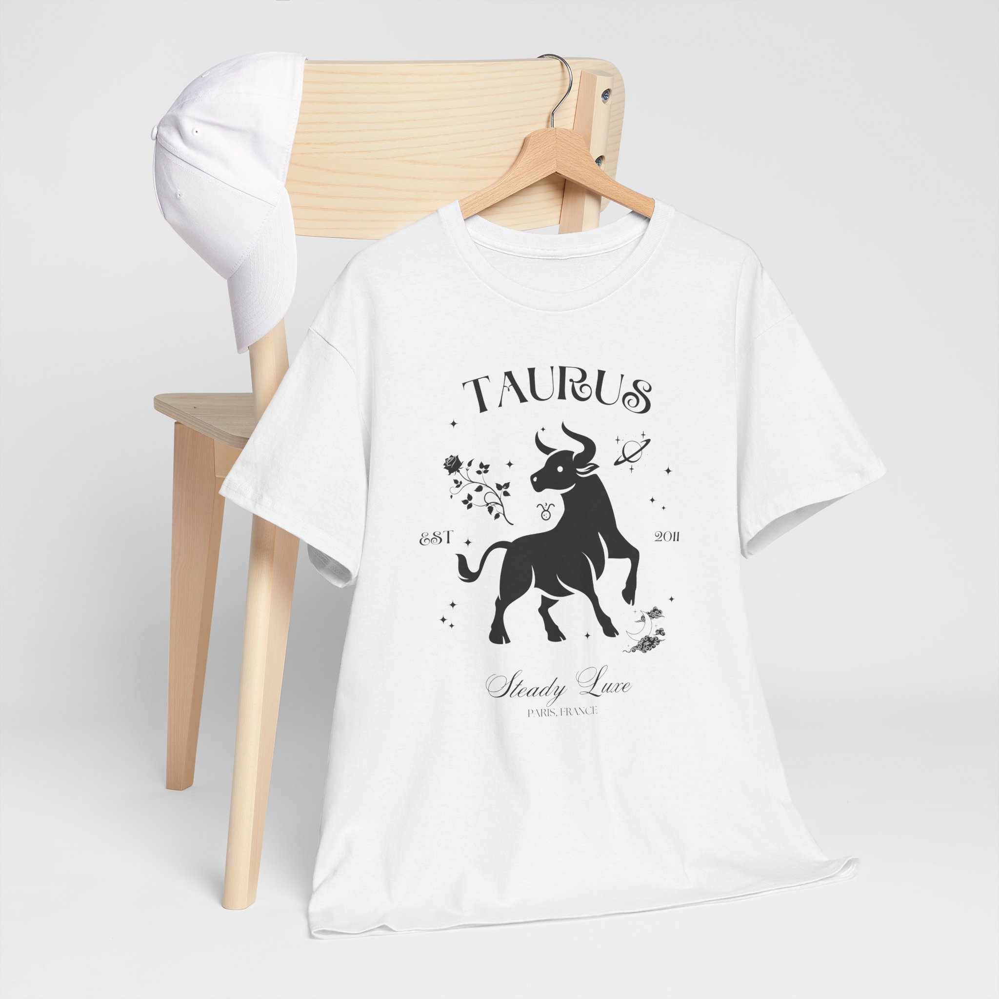 Taurus Unisex T-Shirt – Steady Luxe | Cosmic Veil Collection | Premium Zodiac Tee