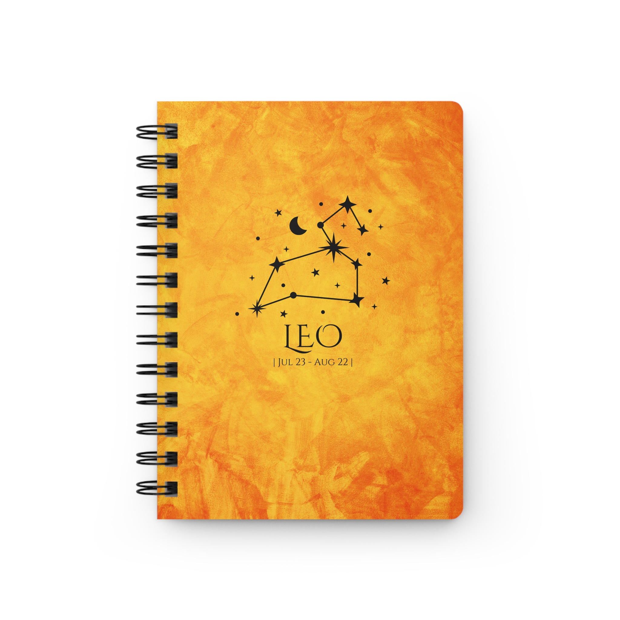 Leo Zodiac Journal – Daily Check-In and Planning Notebook | Cosmic Veil Collection