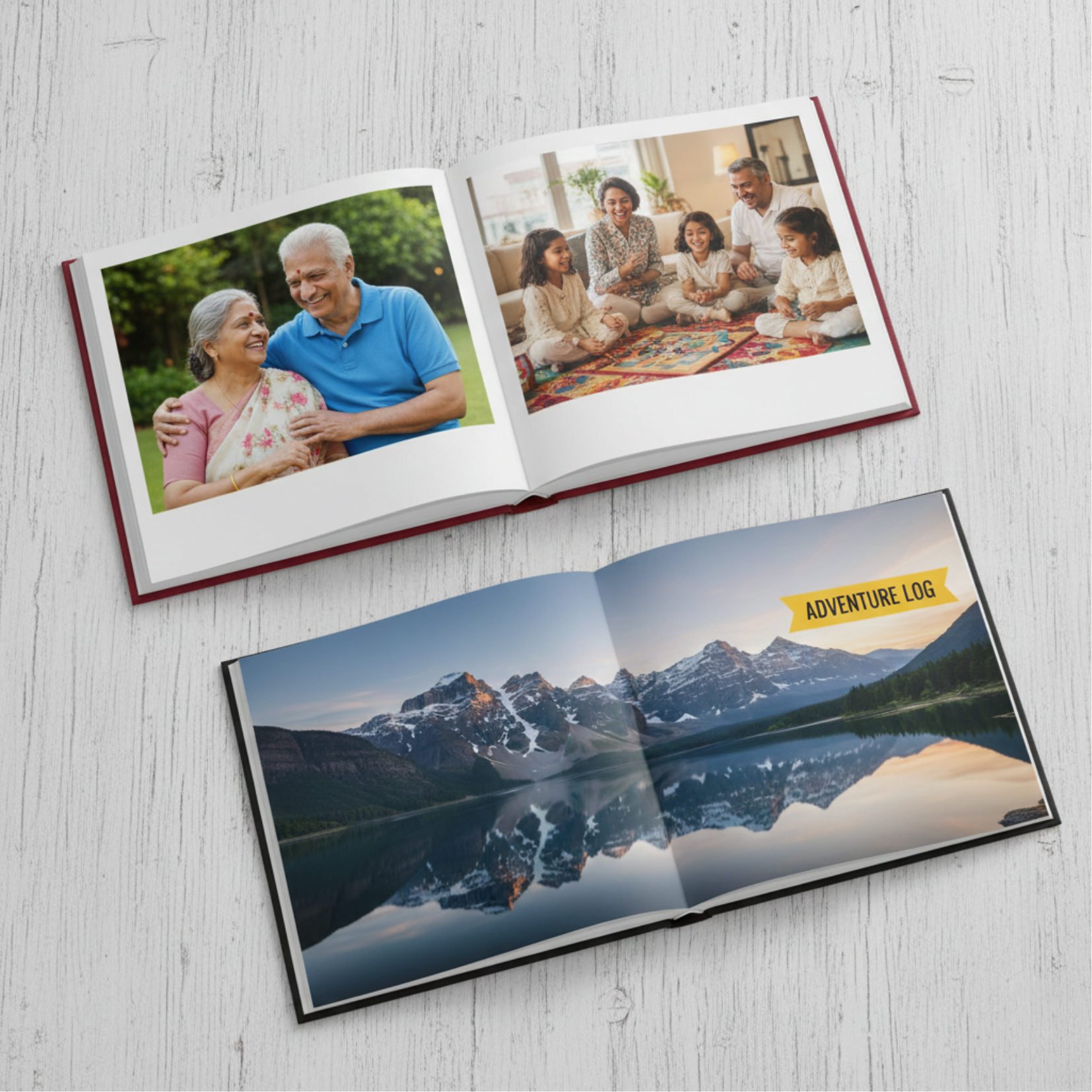 Premium Photo Album | Linen, Leather & Photo Covers