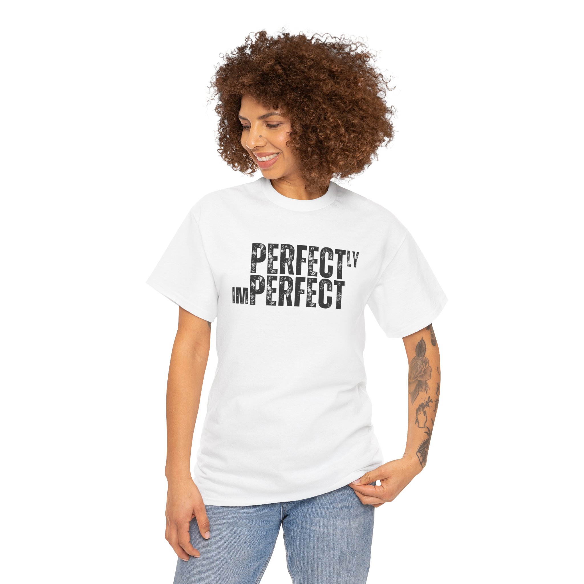 Sensory-Friendly "Imperfectly Perfect" Unisex T-Shirt – Premium Cotton Stretch Fit