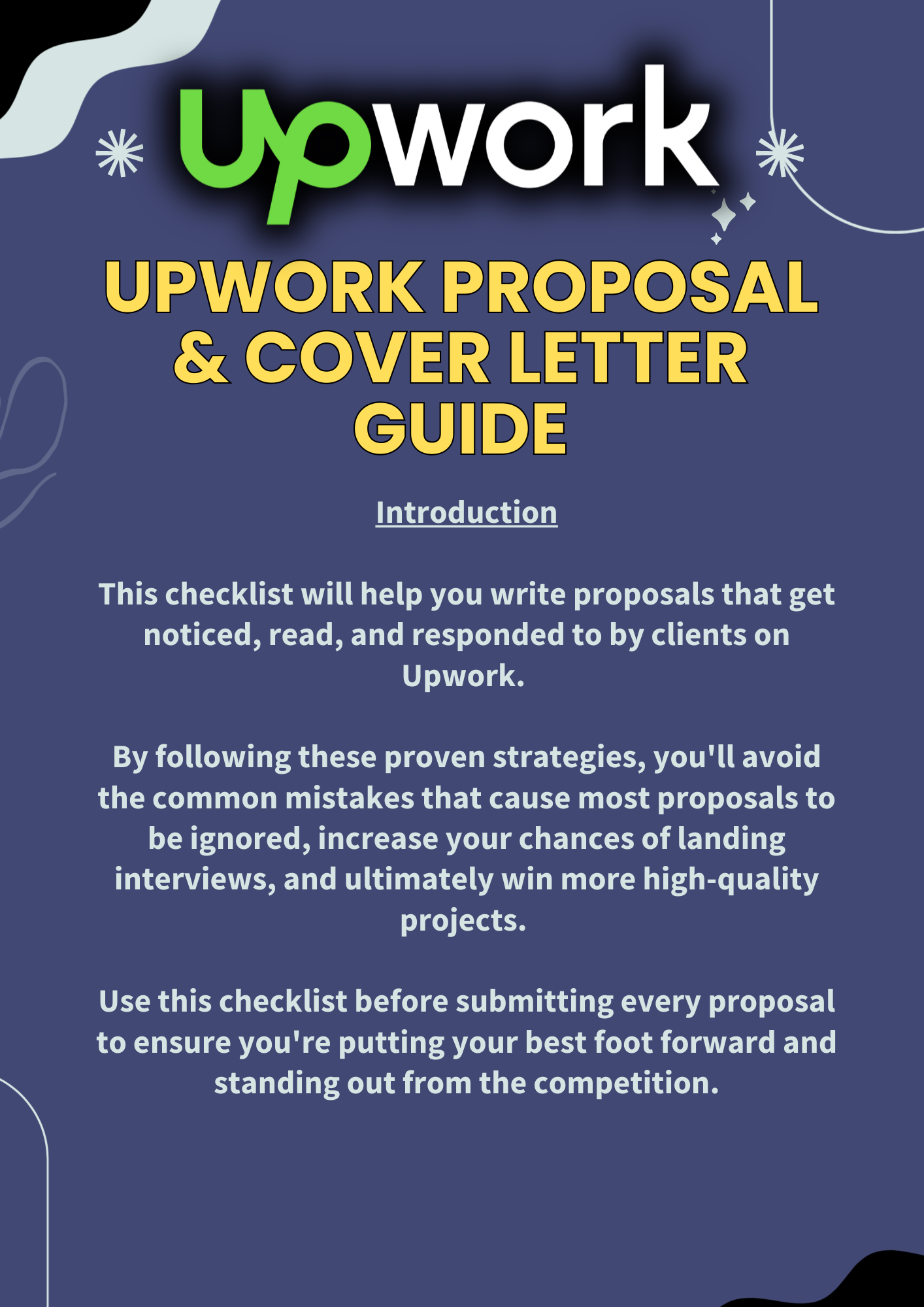 Upwork Proposal & Cover Letter Guide