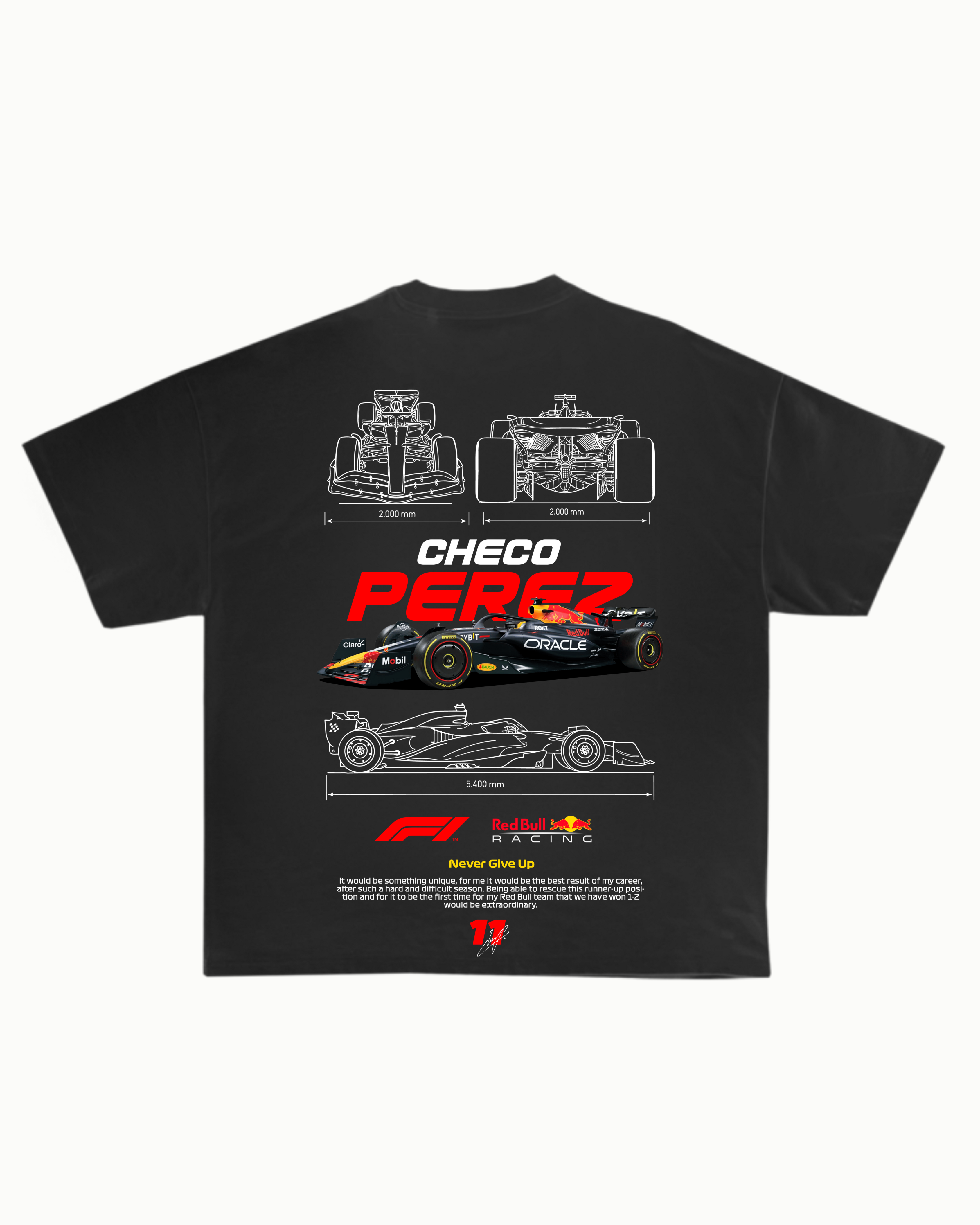 Checo Pérez F1 Graphic T-Shirt