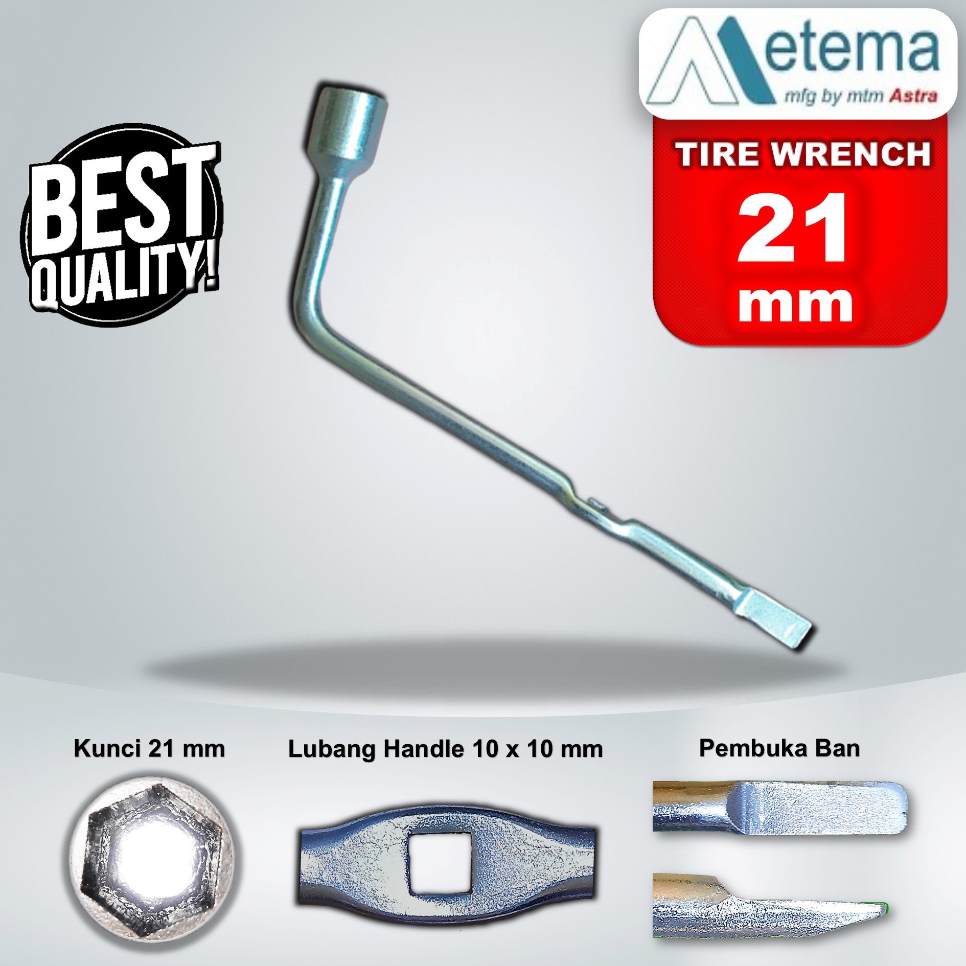 Kunci Roda Mobil 21 mm