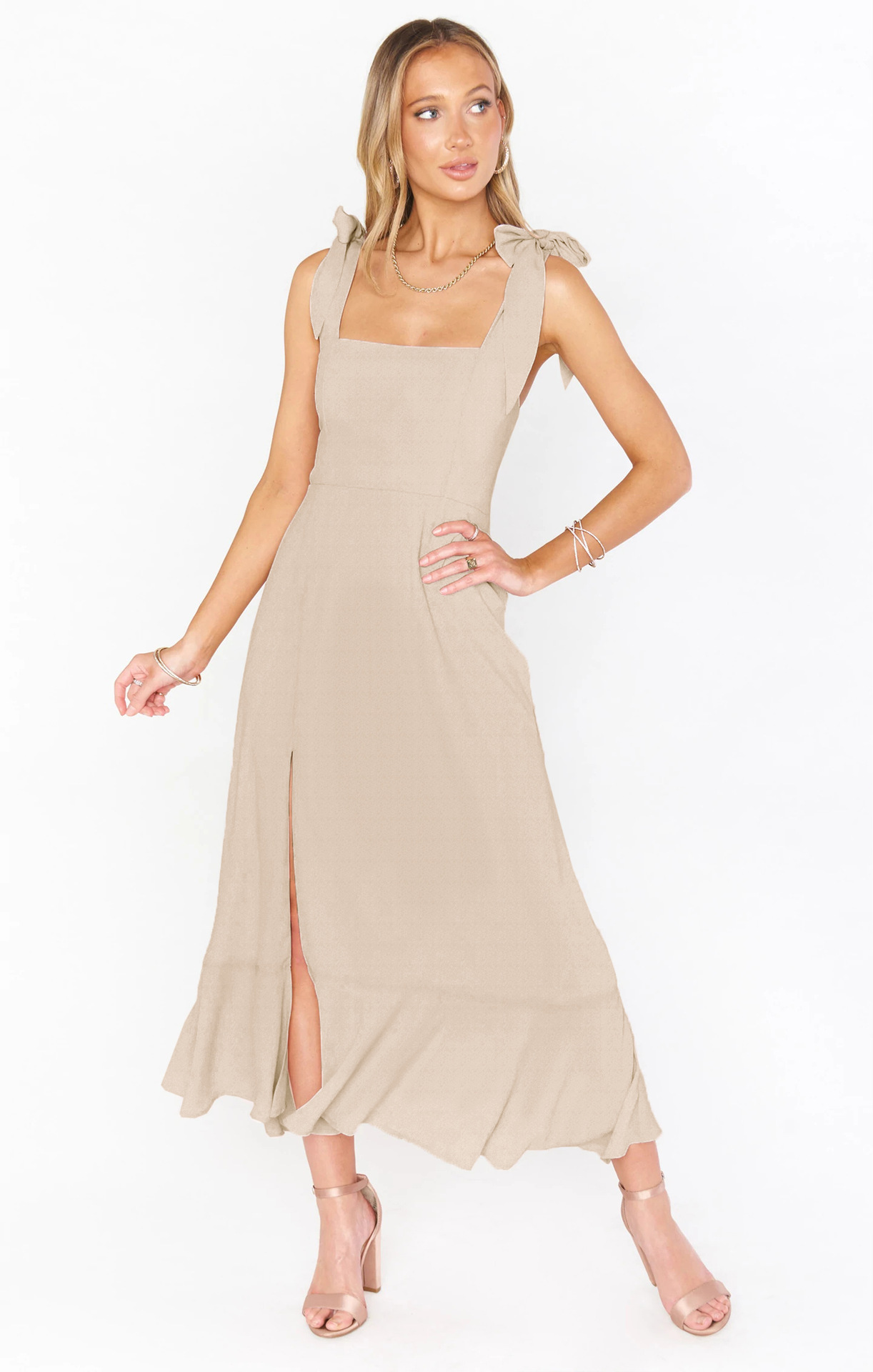 Elegant Black Sleeveless Maxi Dress