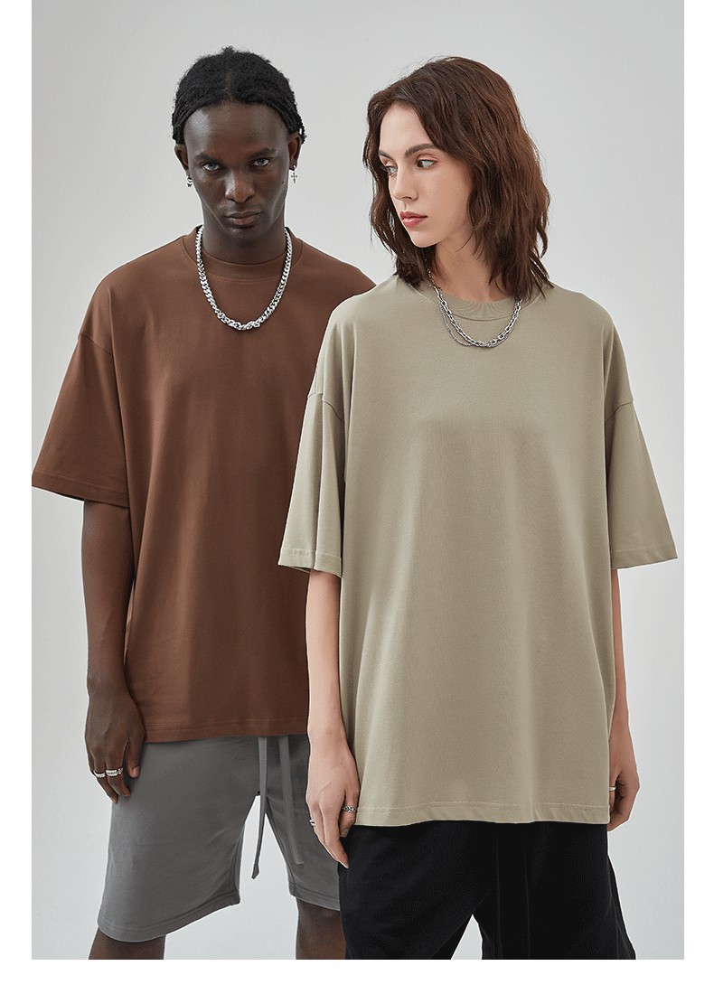 230G Basic Short-Sleeve T-Shirt FOG Color #AR002