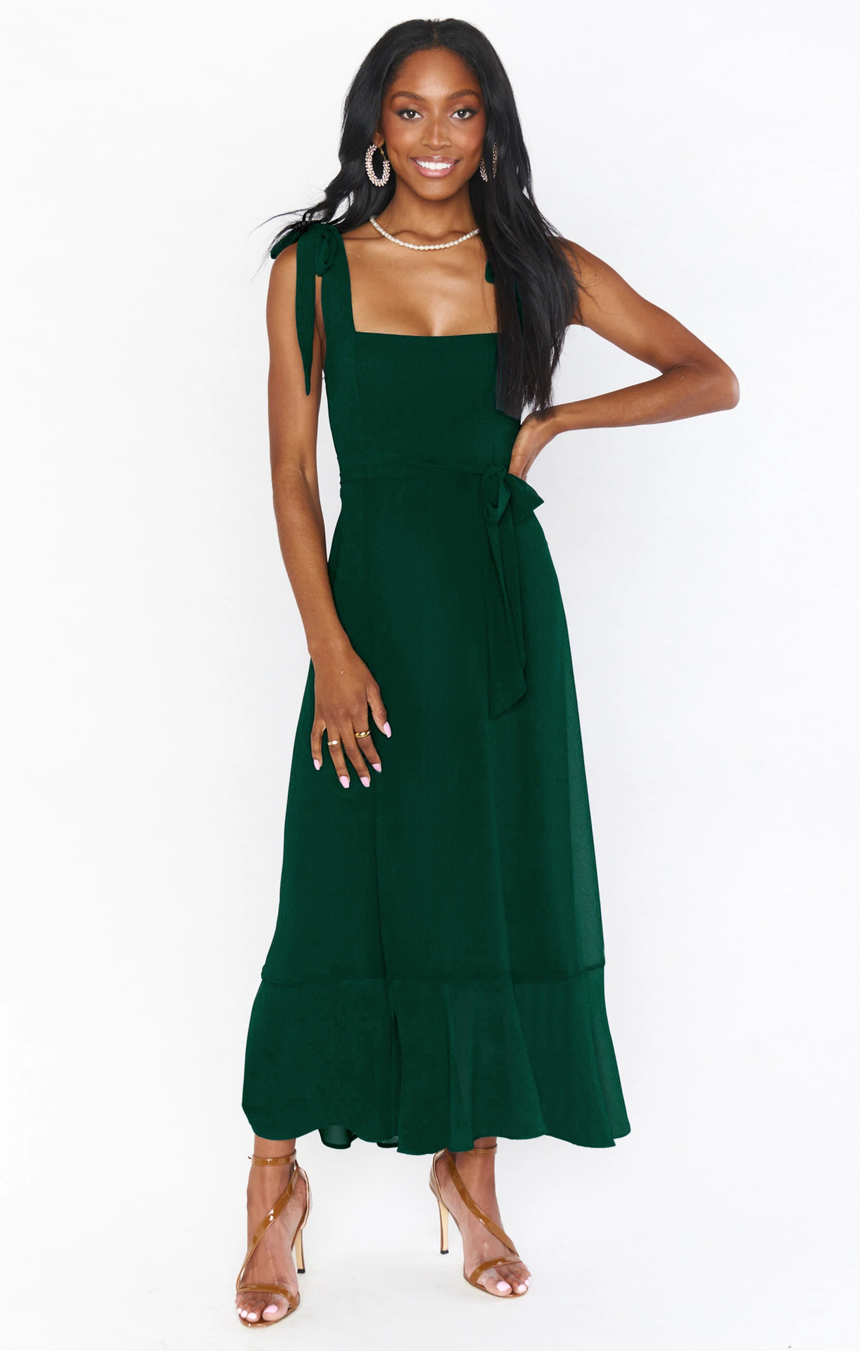 Elegant Black Sleeveless Maxi Dress