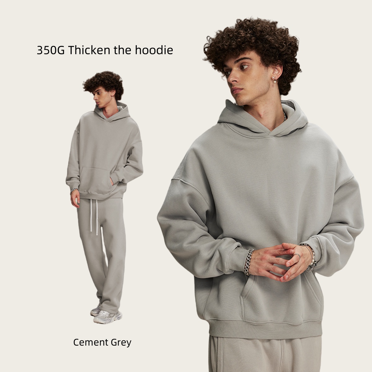 350G Fleece Lined Hoodie #2518