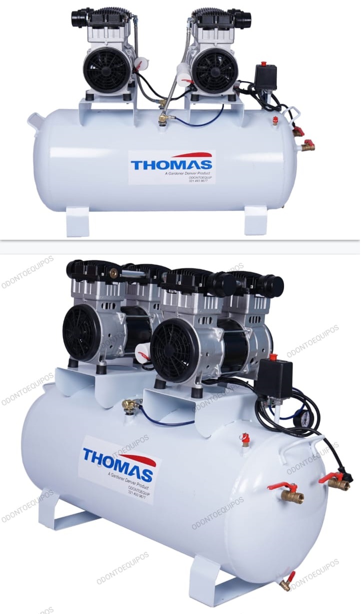 Compresores Odontológicos Thomas 4 Hp Sin Aceite