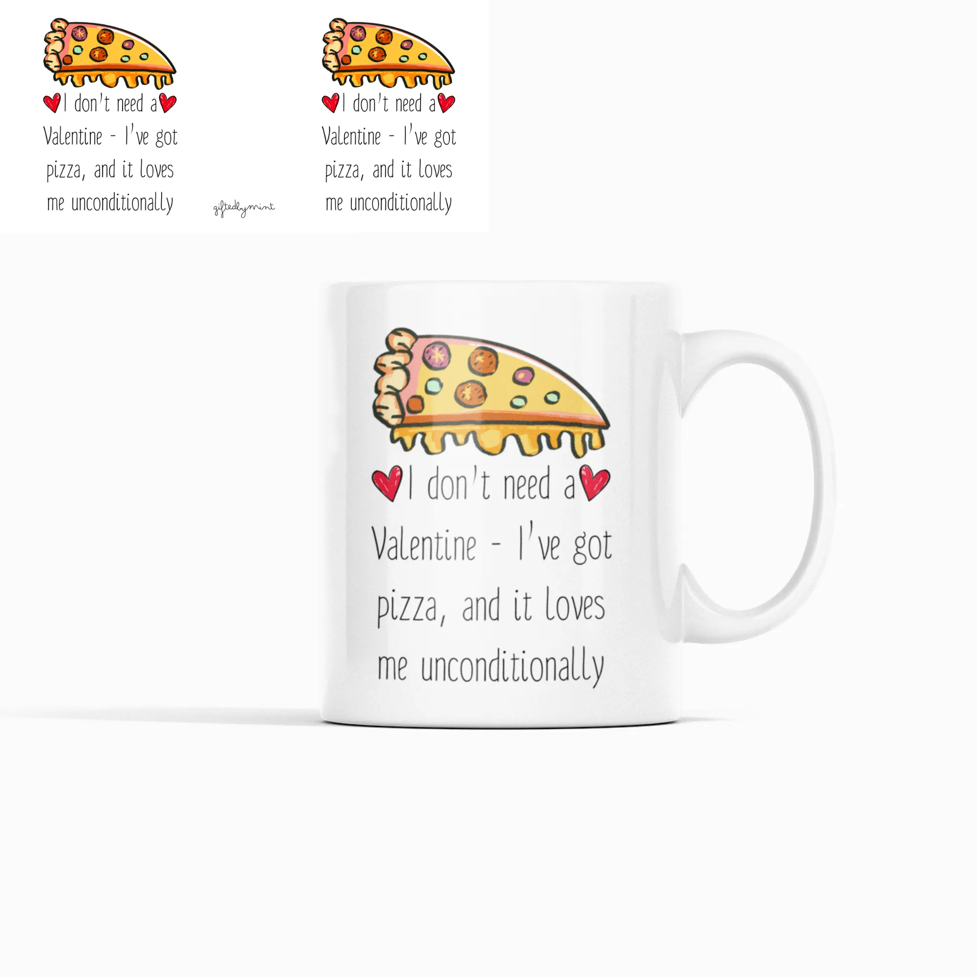 Pizza Valentine Mug