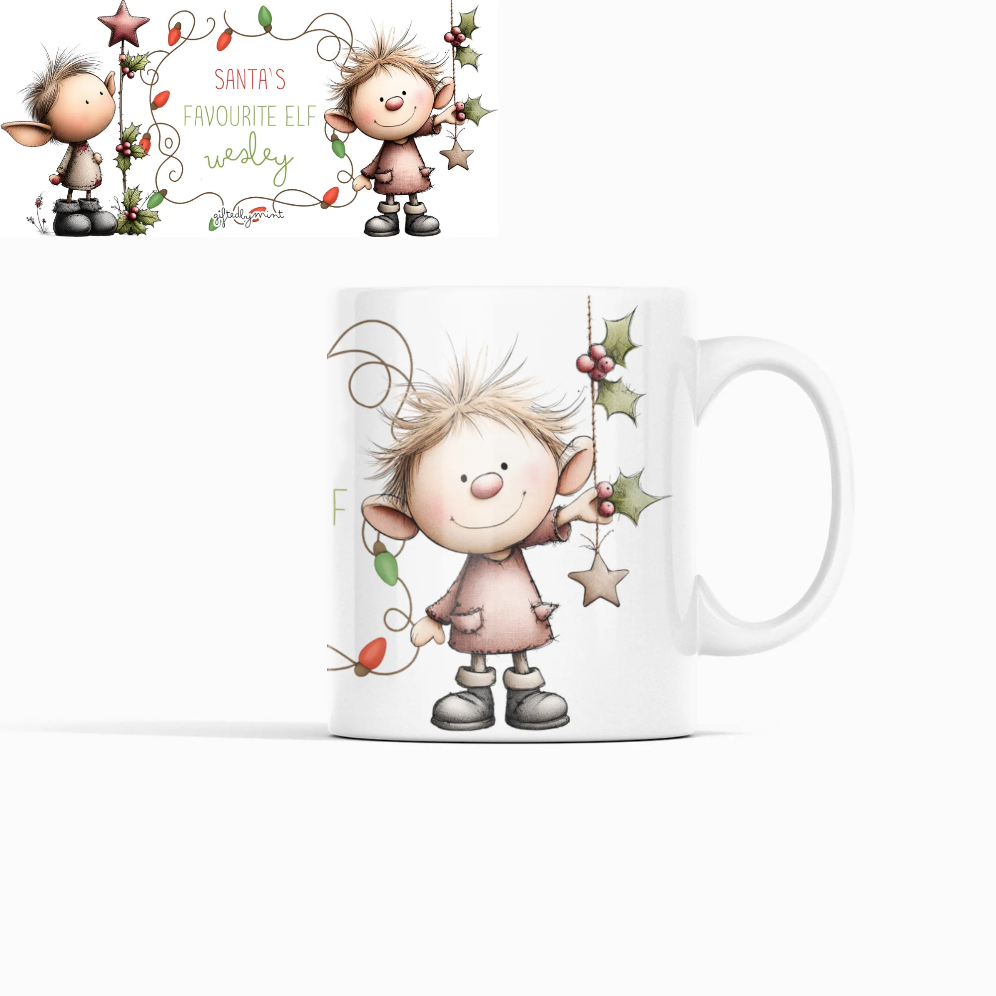 Santa's Favourite Elf Mug