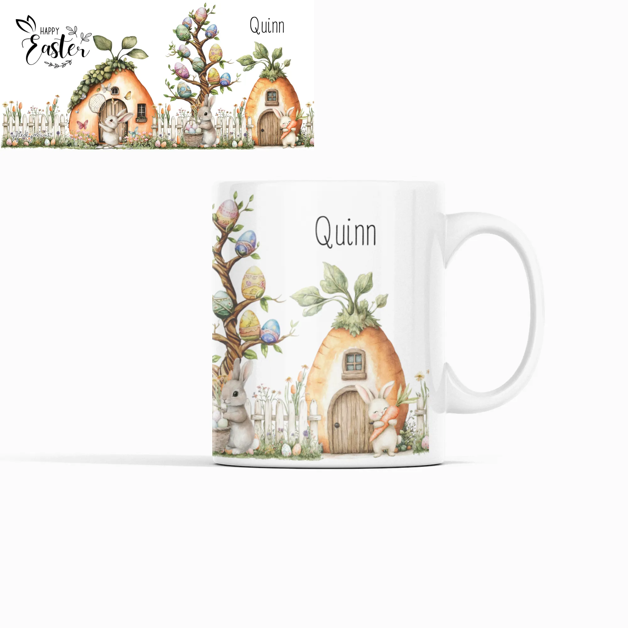 Personalised Easter Bunny Mug