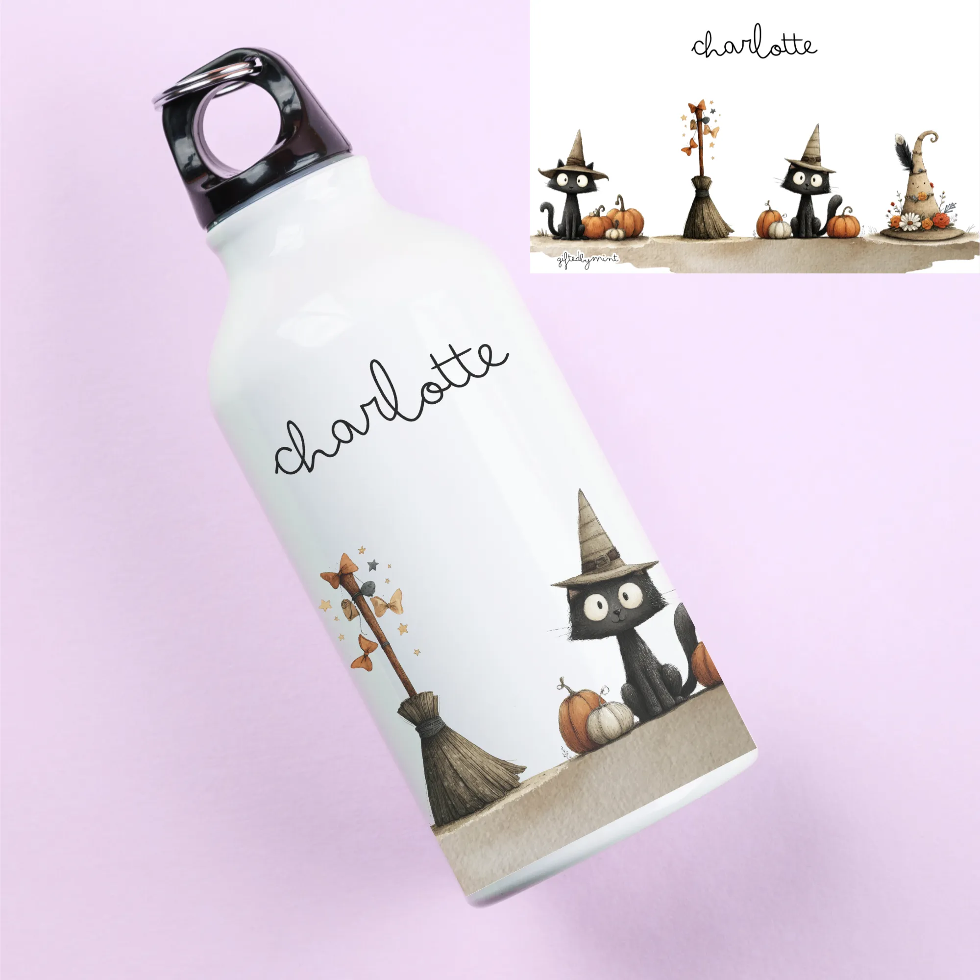 Halloween Themed Water Bottles