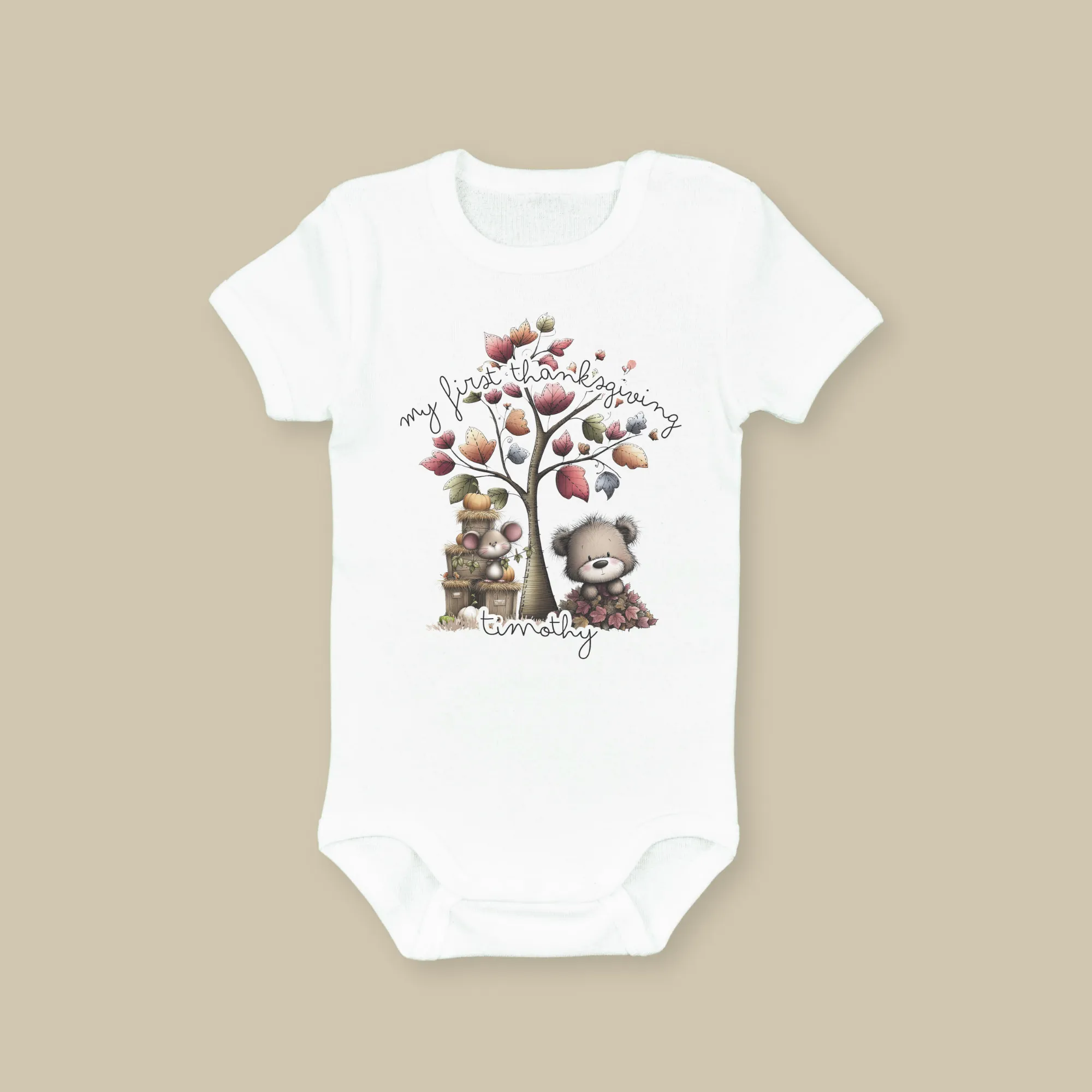Baby's First Thanksgiving Onesie
