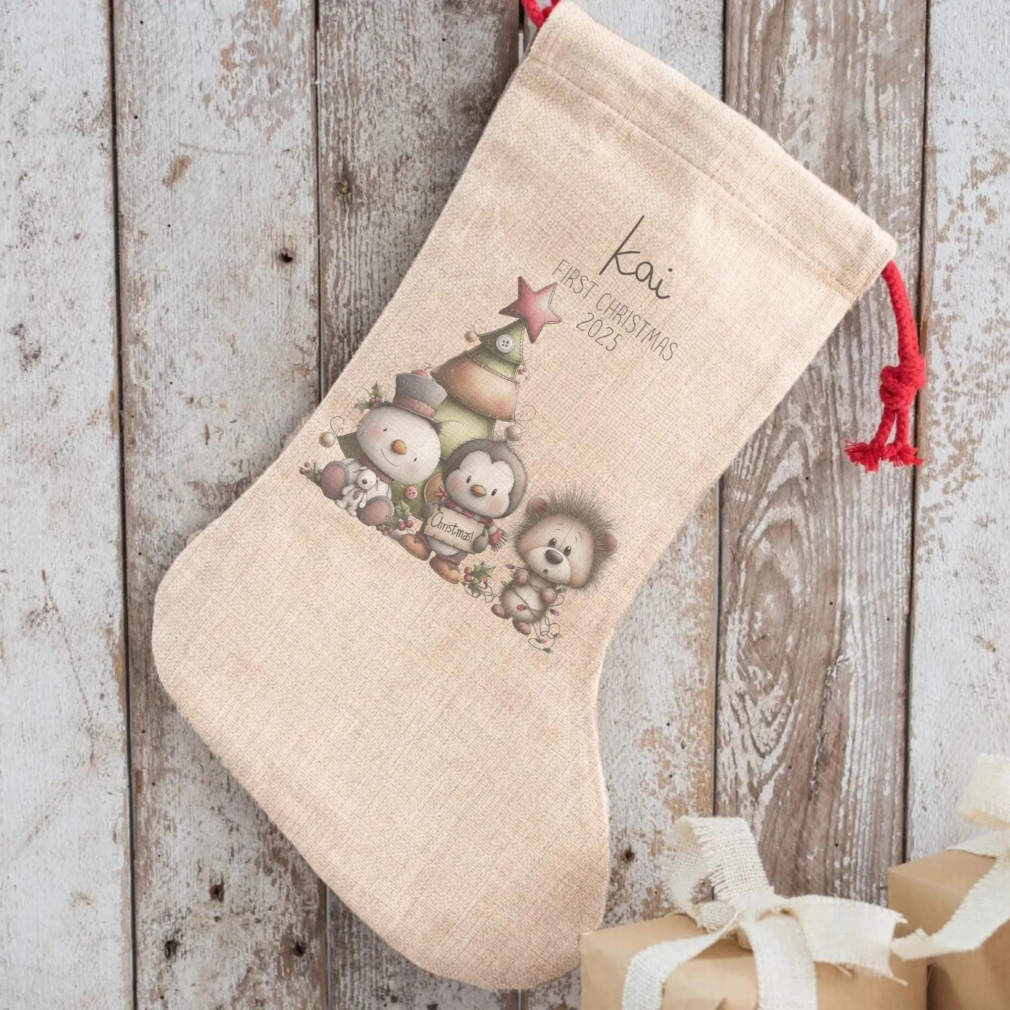 Personalised First Christmas Stocking
