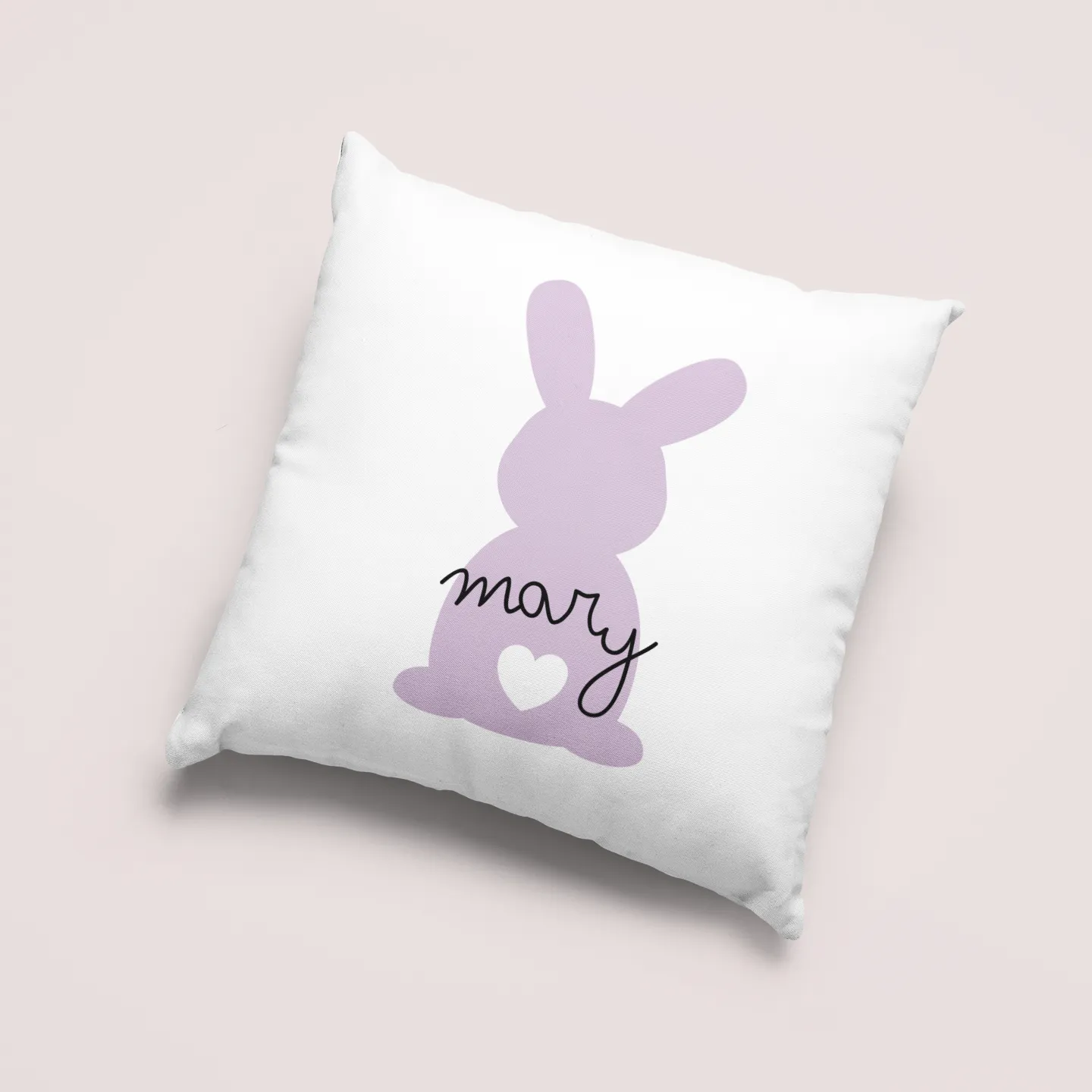 Personalised Bunny Pillow Case