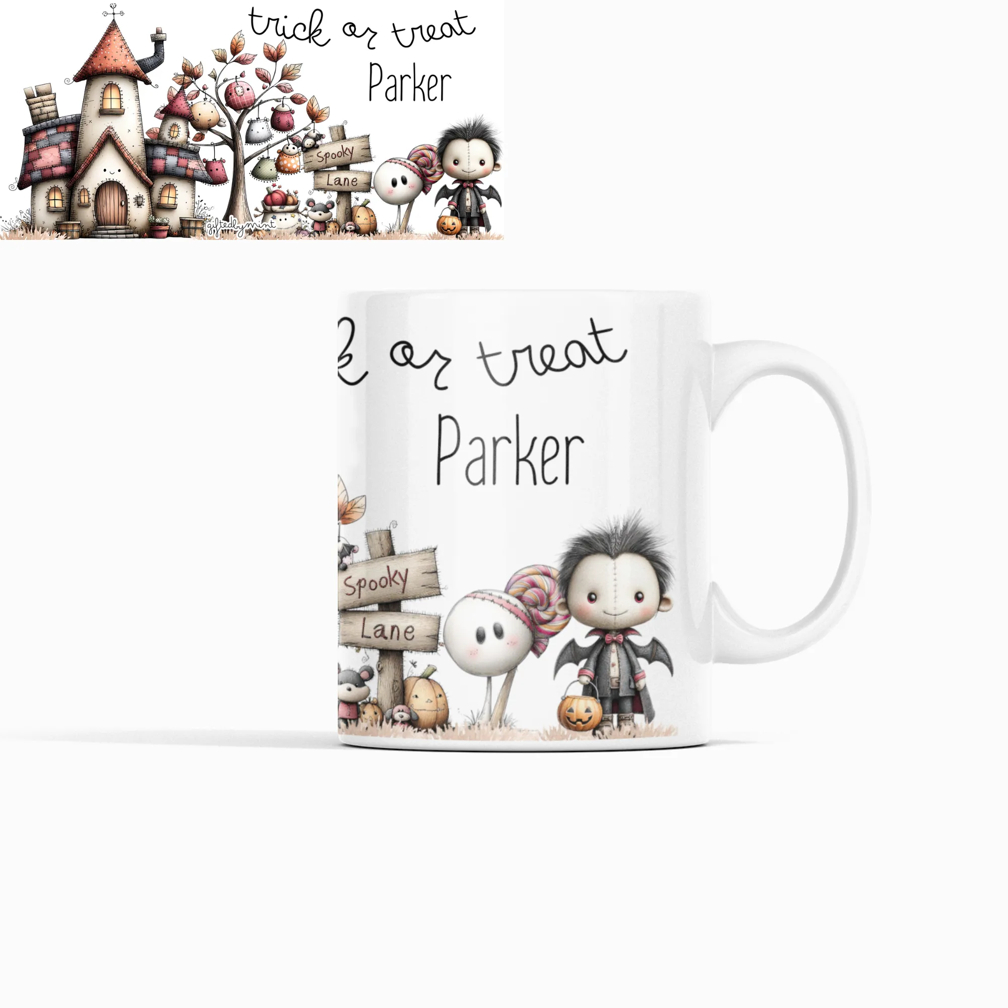 Personalised Halloween Mug