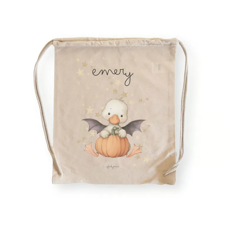 Personalised Halloween Drawstring Bag