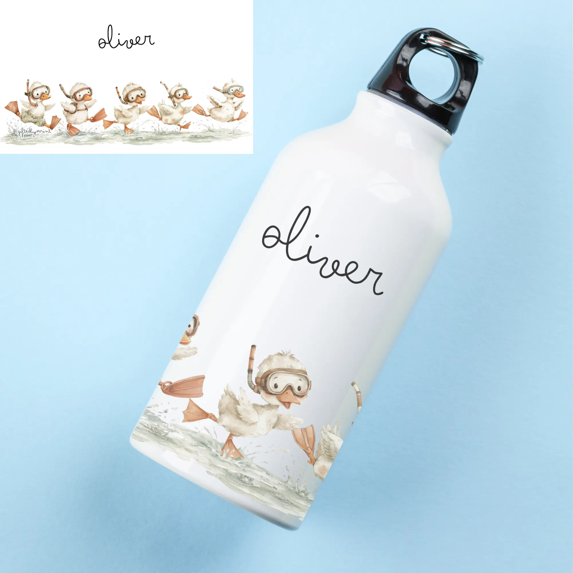 Personalised Silly Goose Water Bottle