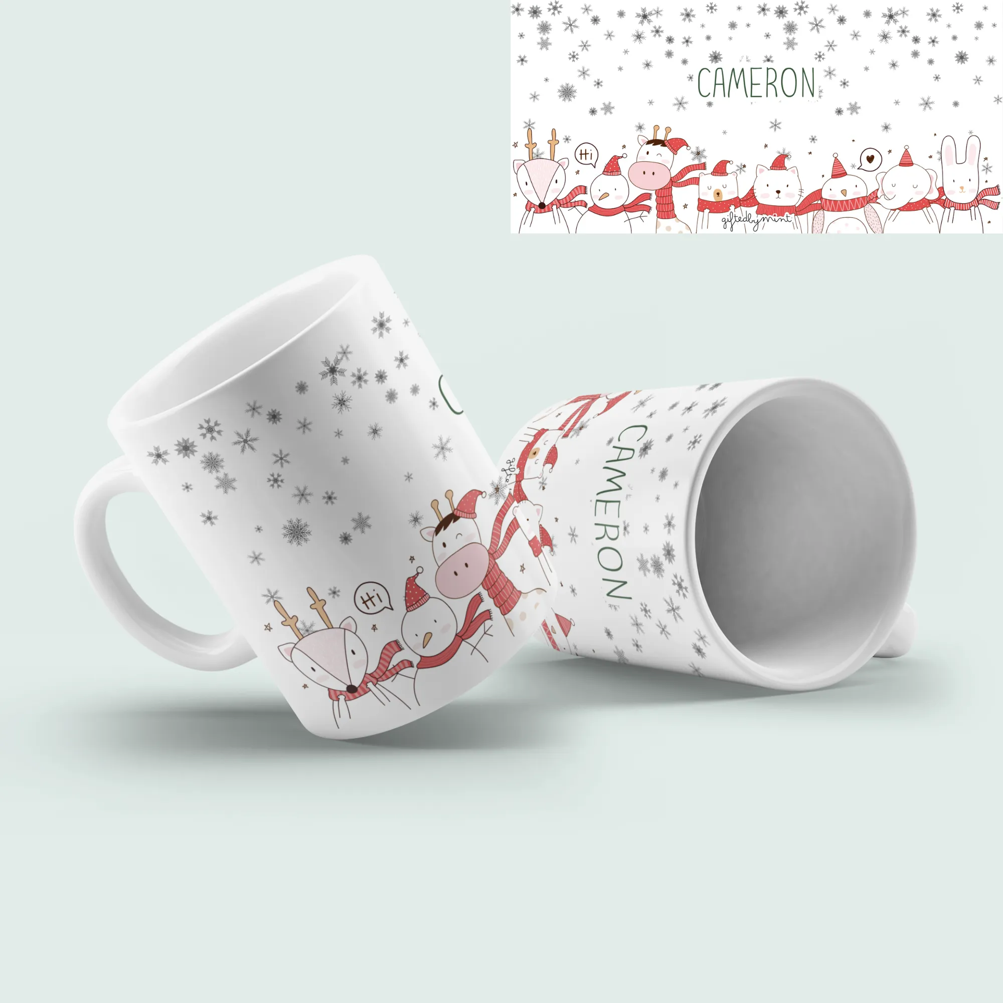 Personalised Christmas Mug