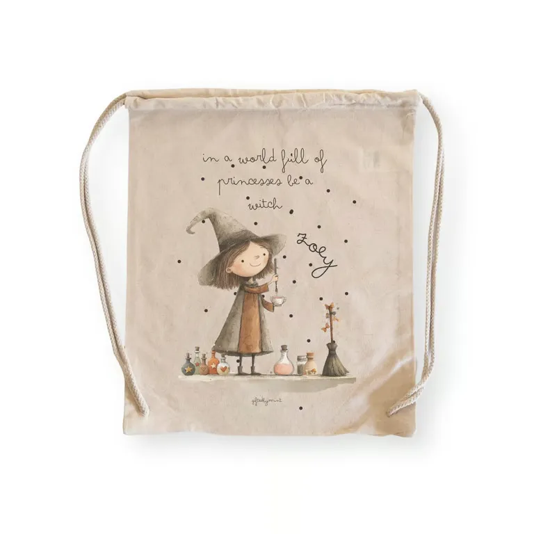 Personalised Halloween Drawstring Bag