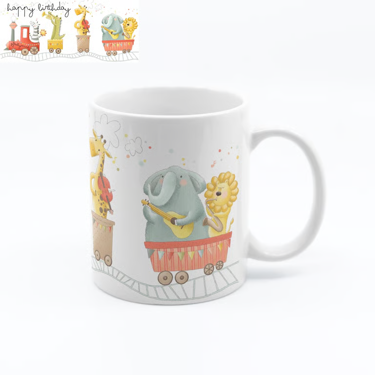 Birthday Animal Parade Mug