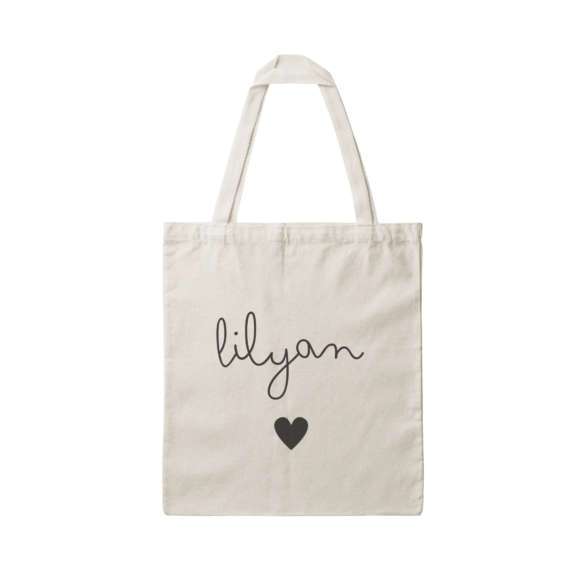 Stylish Name Canvas Tote Bag