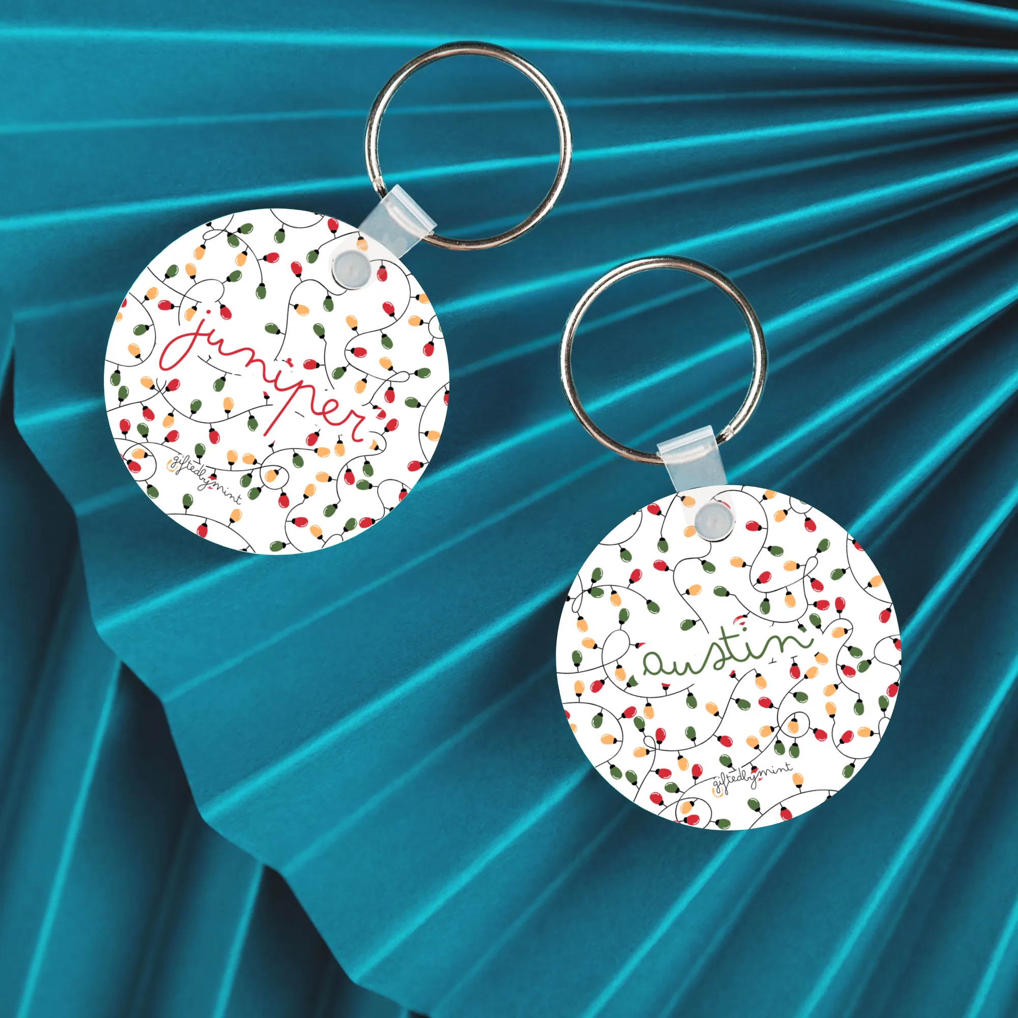 Personalised Christmas Keychain