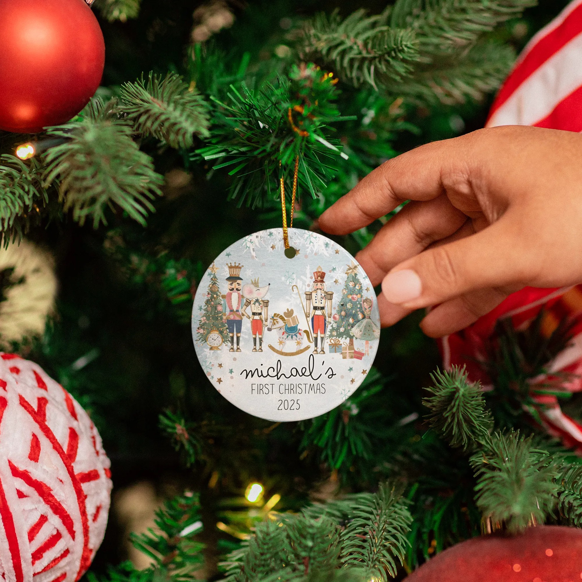 Personalised First Christmas Ornament