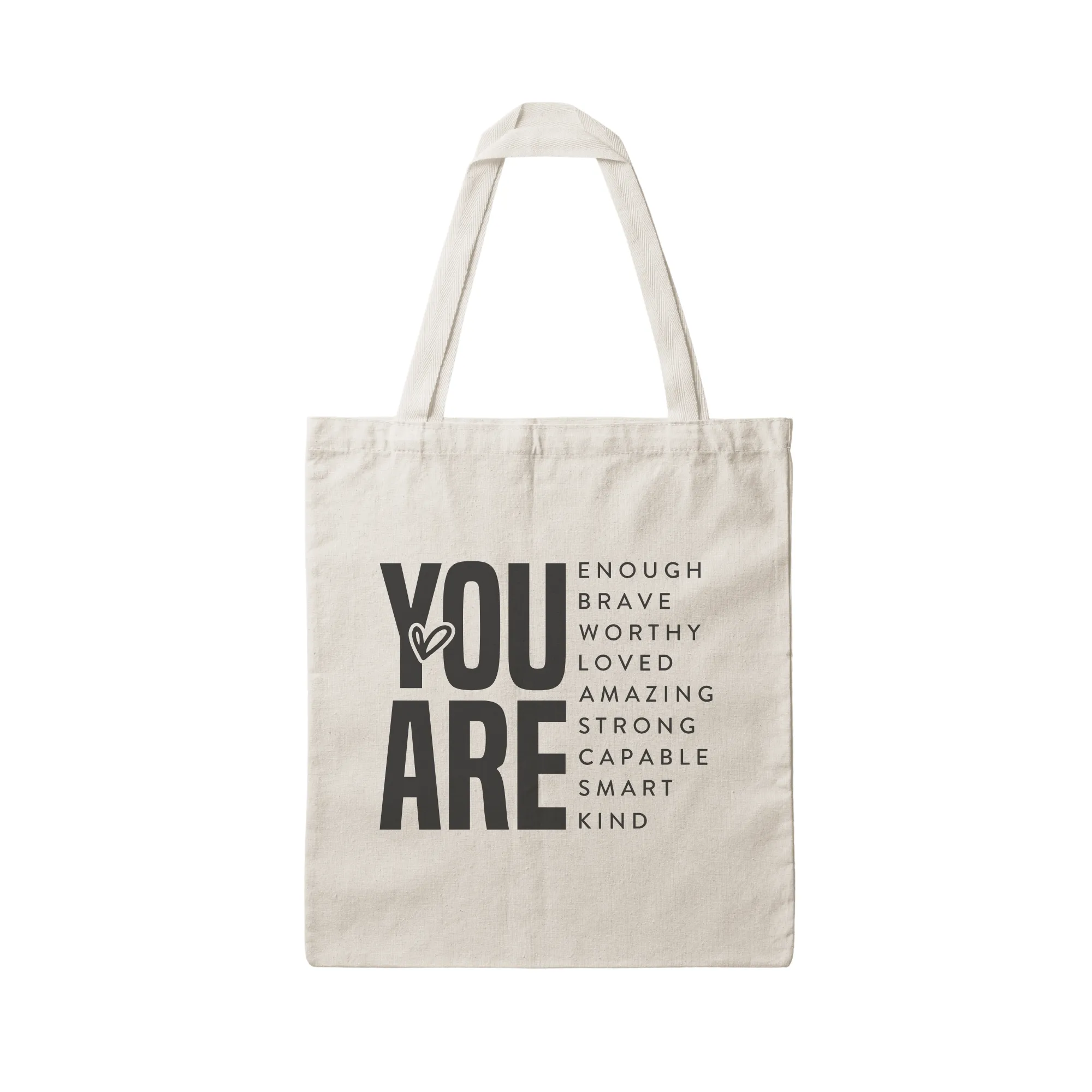 Motivational Canvas Tote Bag