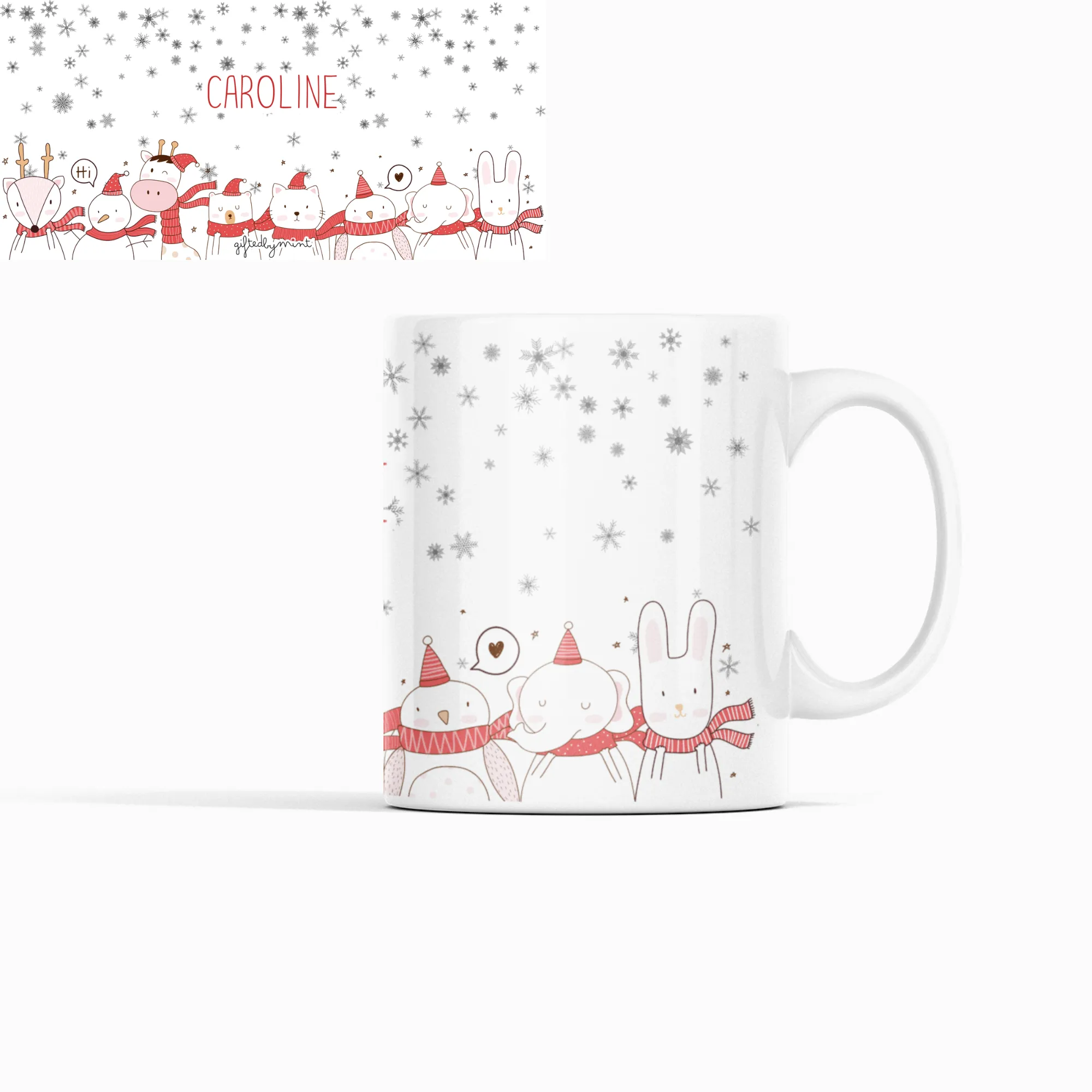 Personalised Christmas Mug