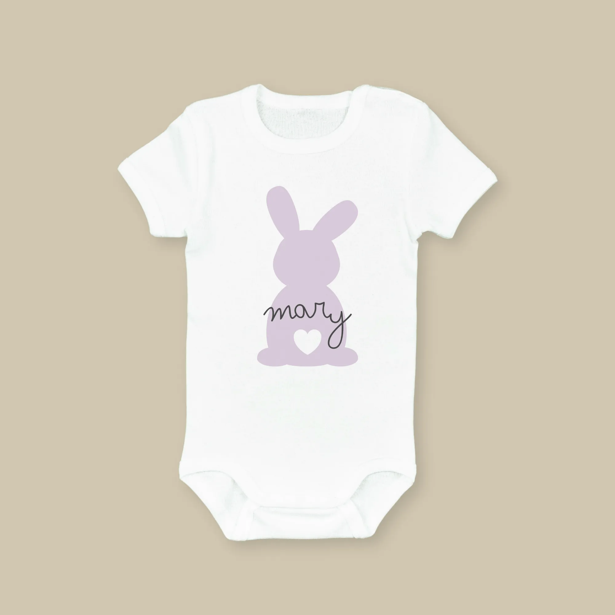 Personalised Bunny Baby Onesie