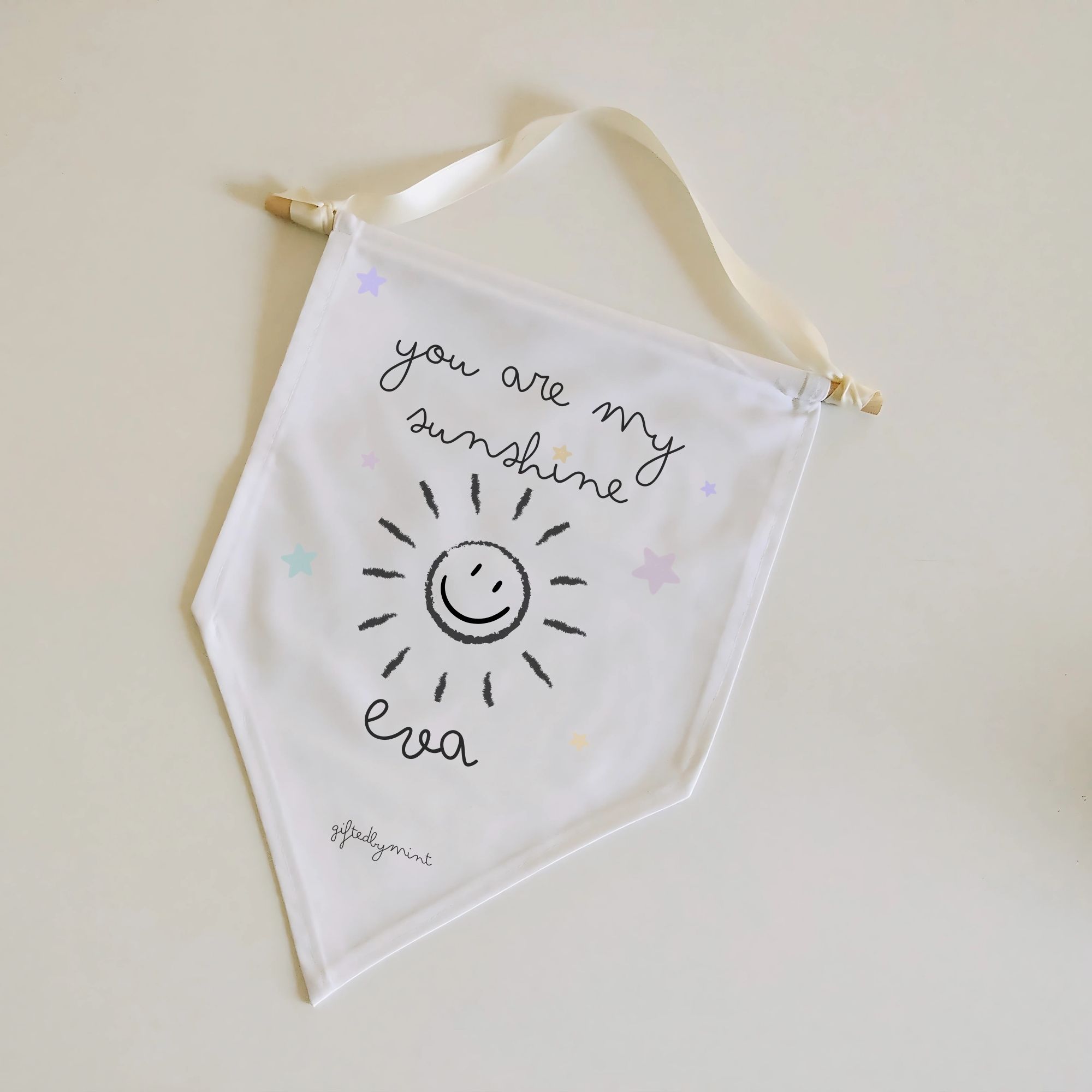 Personalised Nursery Wall Banner