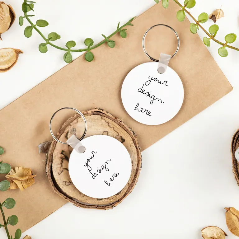 Custom Round Keychain