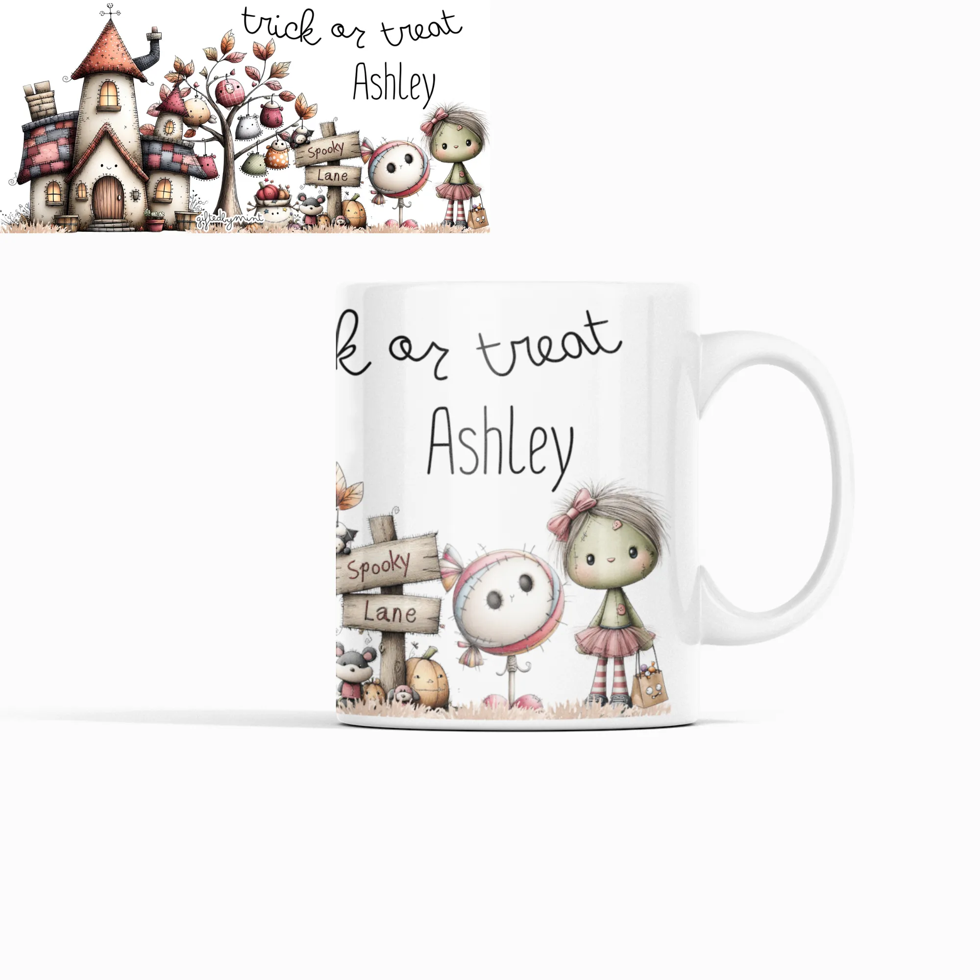 Personalised Halloween Mug