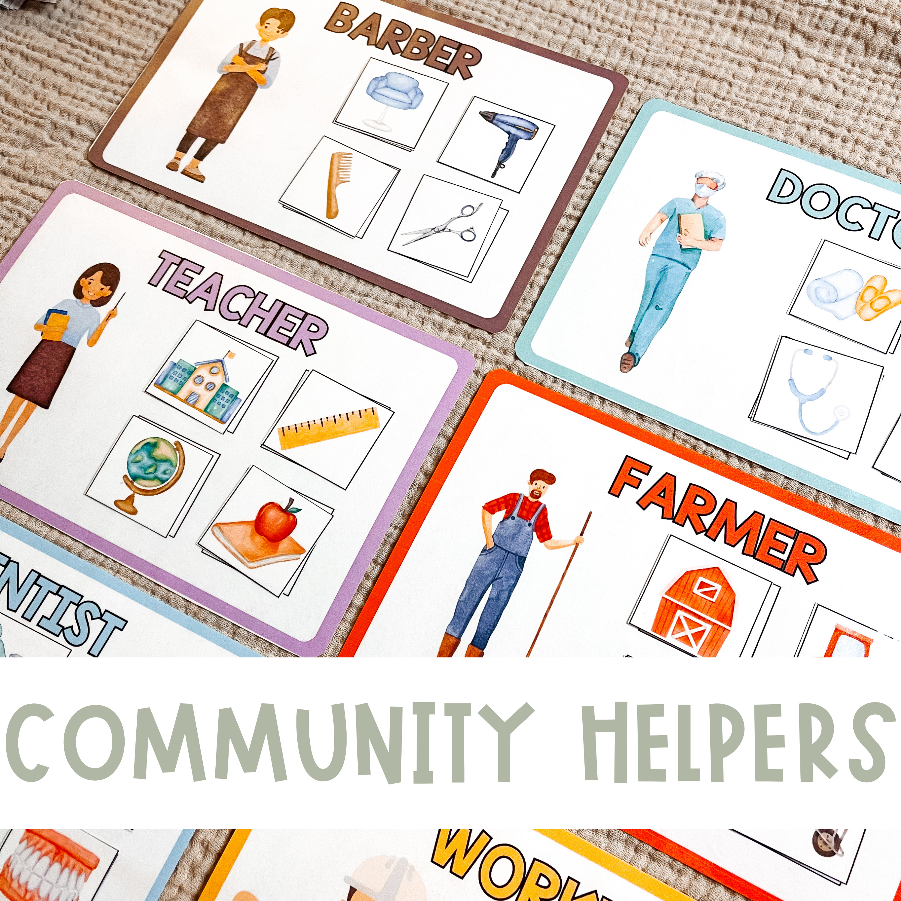 Community Helpers Sorting Activity